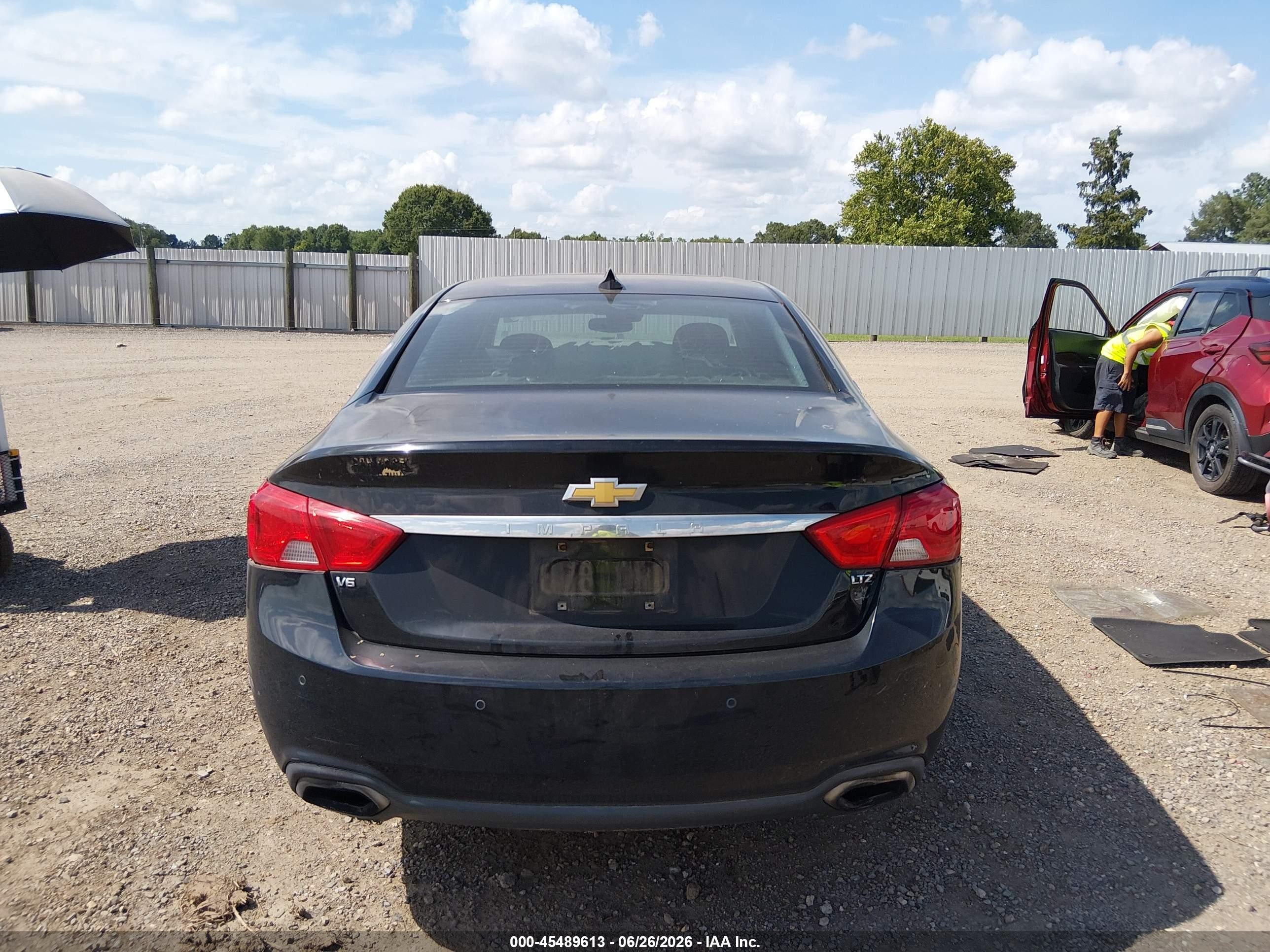 2015 Chevrolet Impala 2lz Black vin: 2G1165S39F9150025