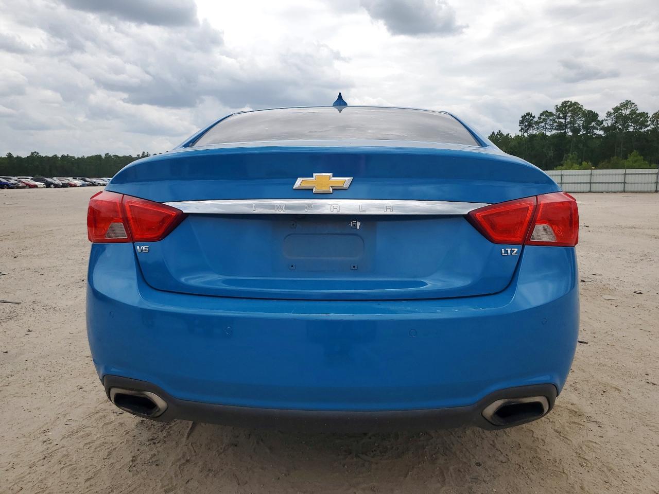 2015 Chevrolet Impala Ltz Синий vin: 2G1165S39F9180495