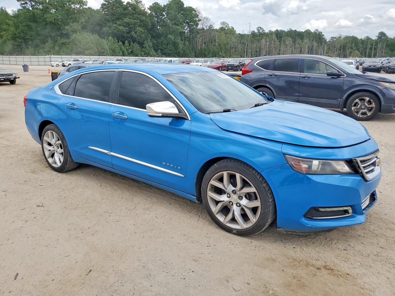 2015 Chevrolet Impala Ltz Синий vin: 2G1165S39F9180495