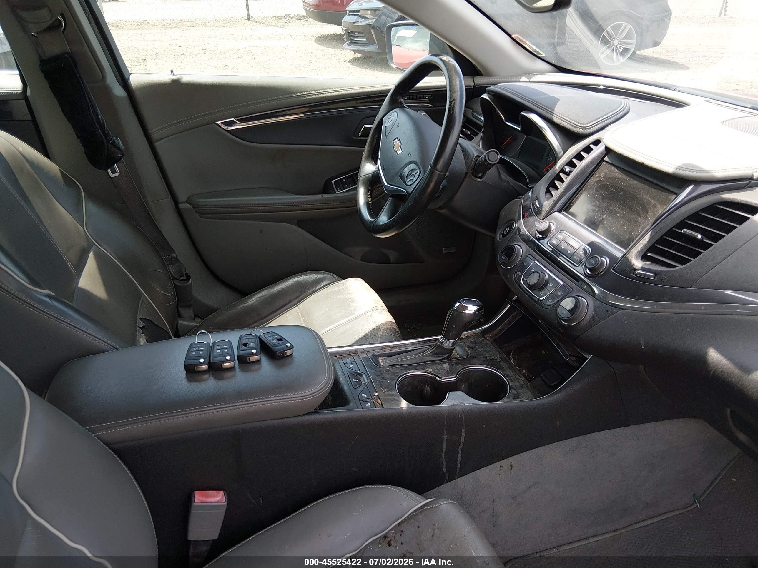 2015 Chevrolet Impala 2lz Red vin: 2G1165S39F9185647