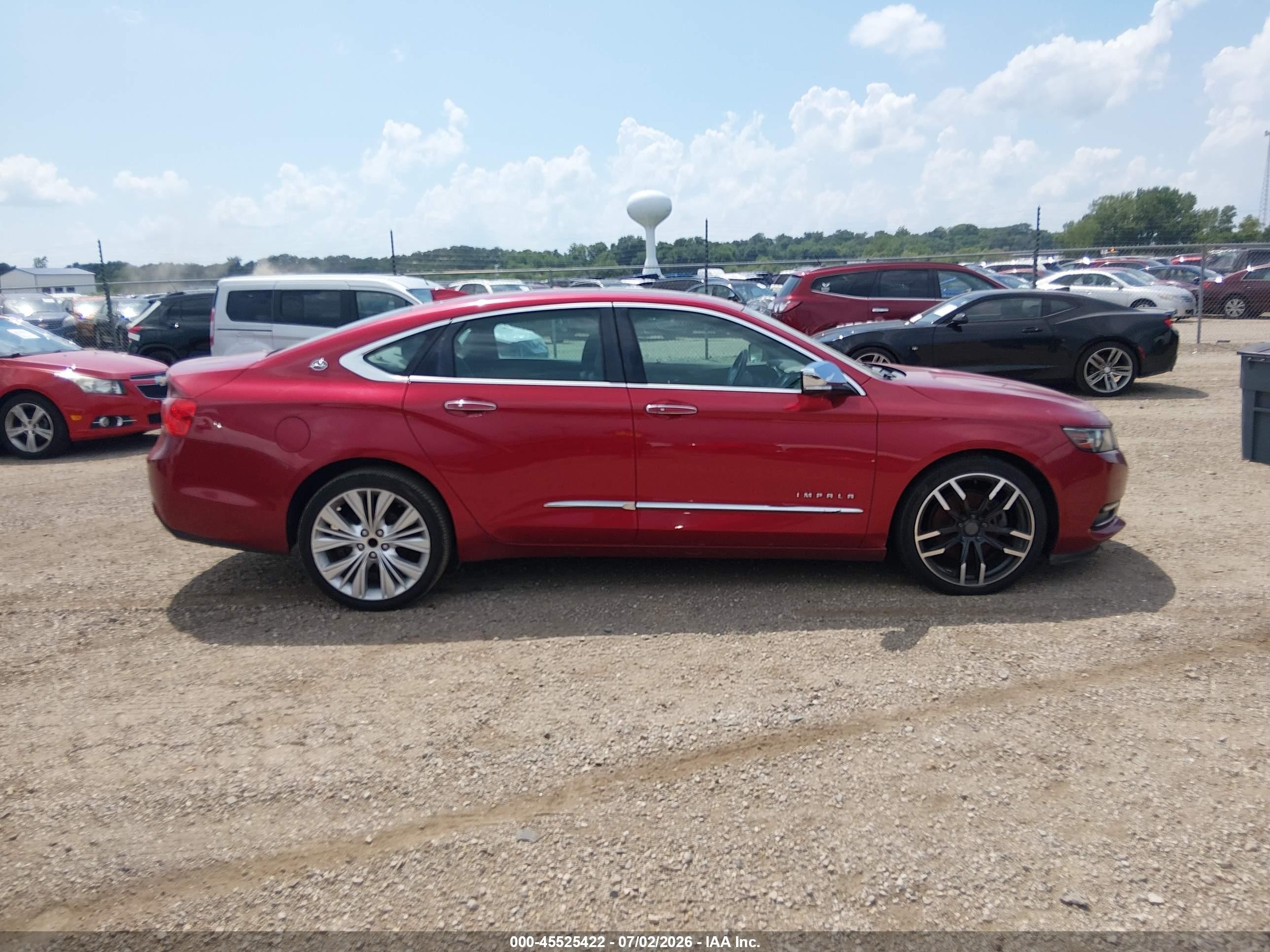 2015 Chevrolet Impala 2lz Red vin: 2G1165S39F9185647
