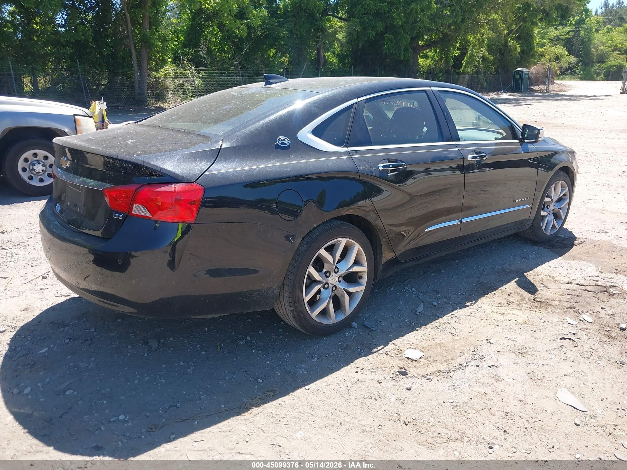 2015 Chevrolet Impala 2lz Black vin: 2G1165S39F9242574