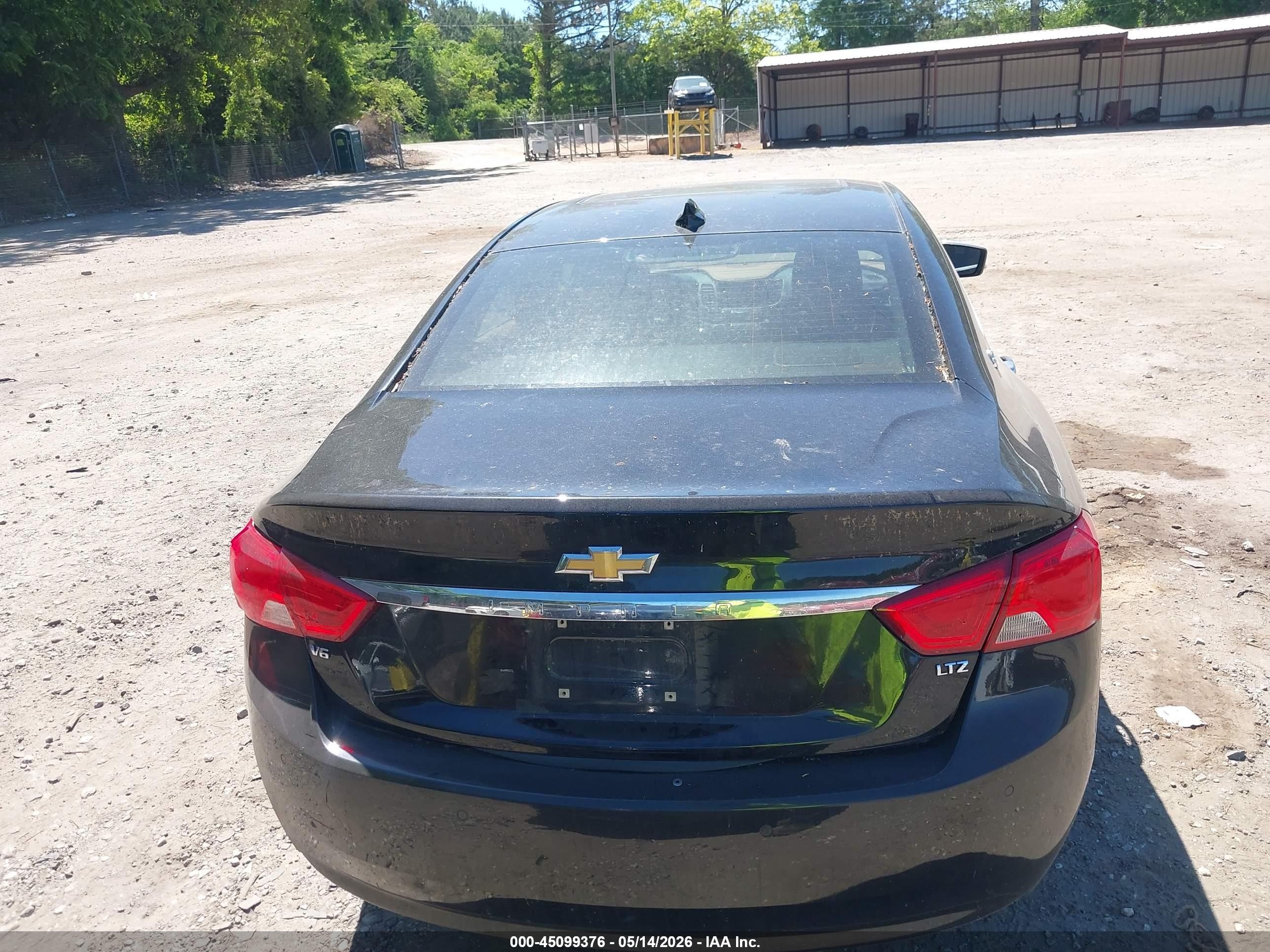 2015 Chevrolet Impala 2lz Black vin: 2G1165S39F9242574