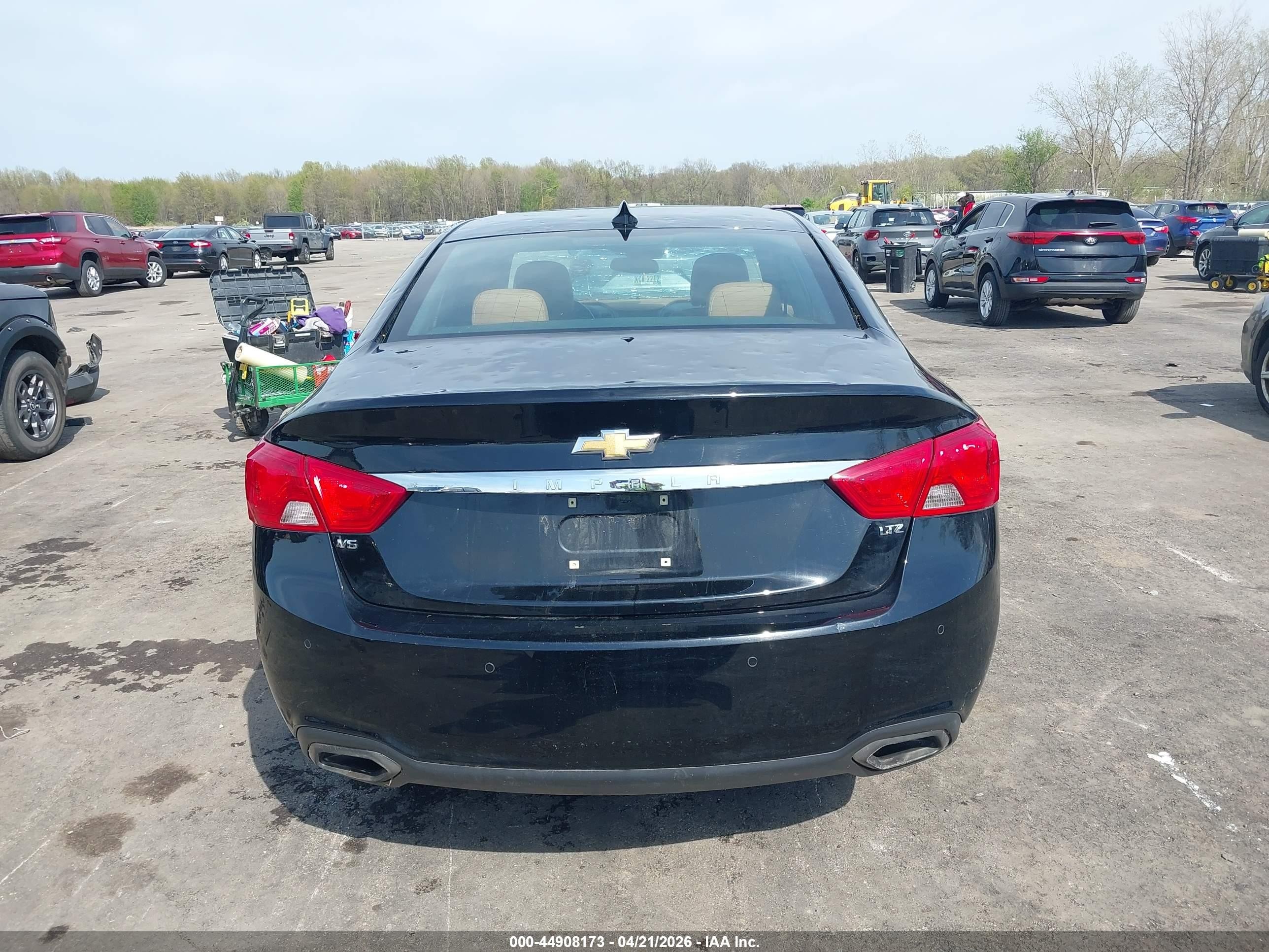 2015 Chevrolet Impala 2lz Black vin: 2G1165S3XF9144573