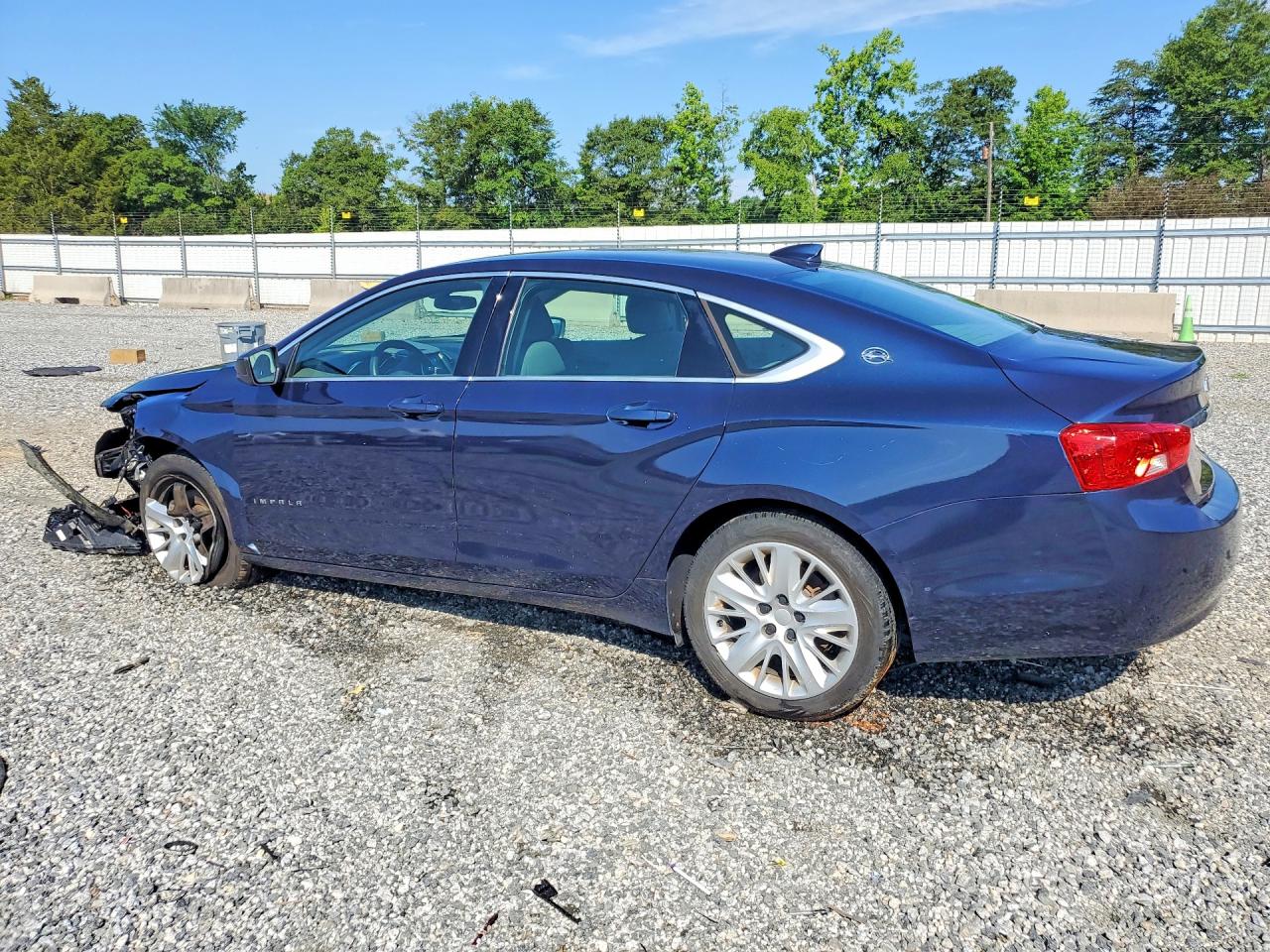 2017 Chevrolet Impala Ls Blue vin: 2G11X5SA3H9100199