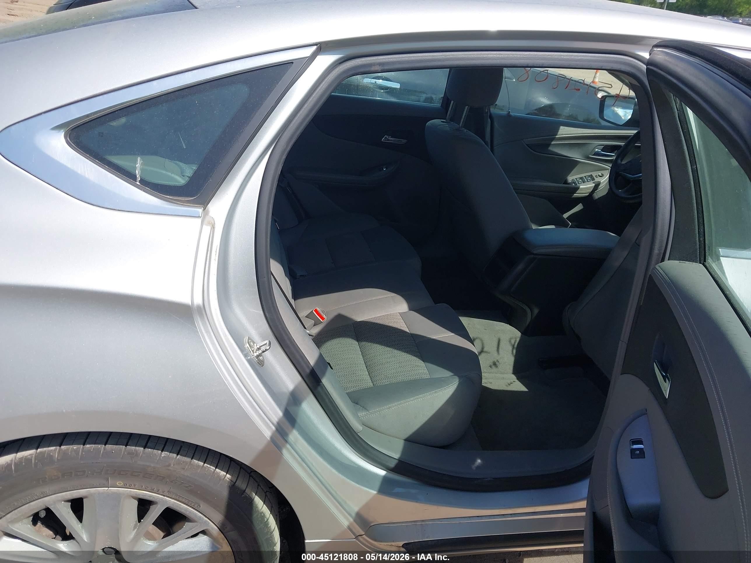 2016 Chevrolet Impala 1fl Silver vin: 2G11X5SA4G9184872