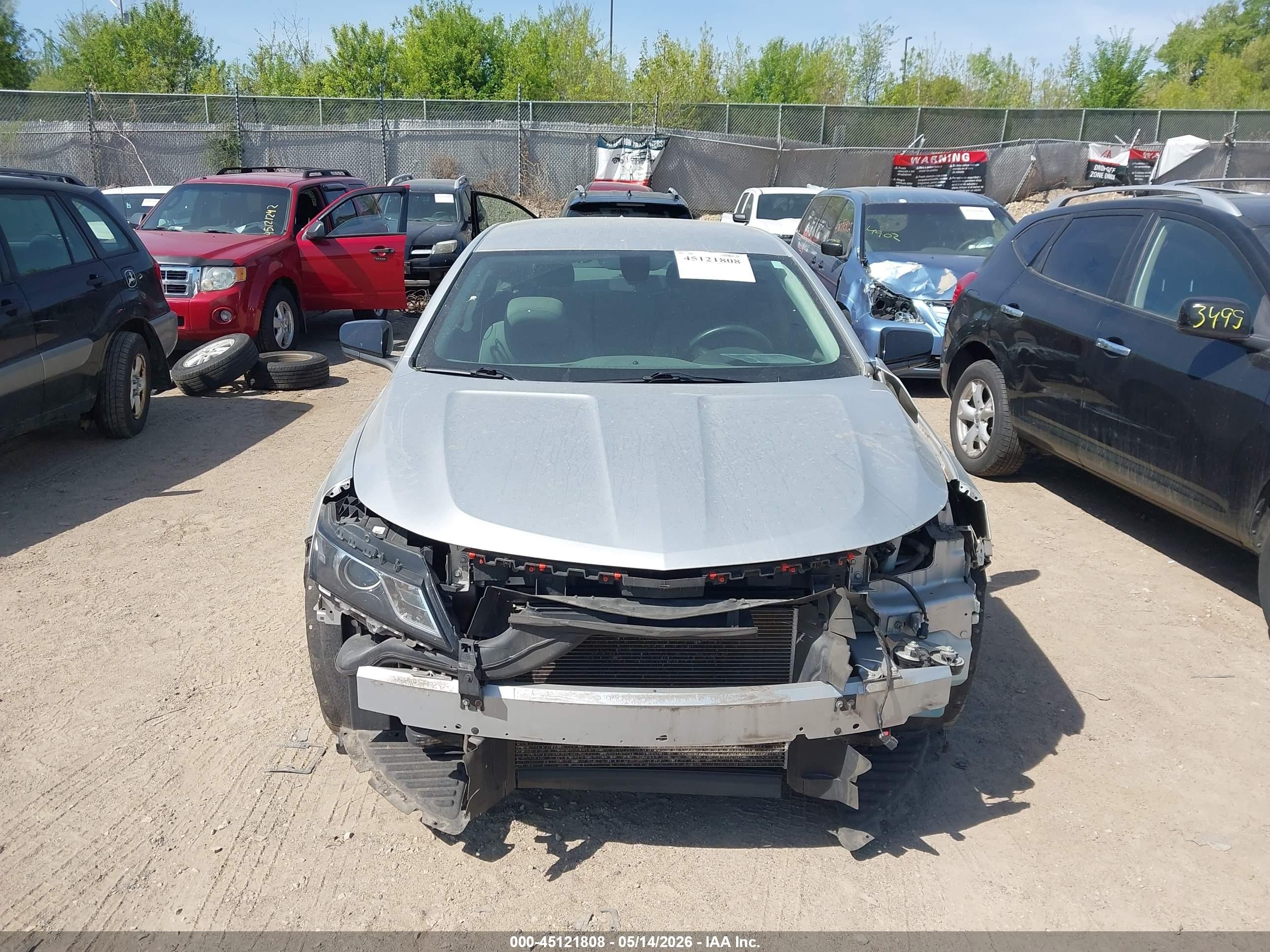 2016 Chevrolet Impala 1fl Silver vin: 2G11X5SA4G9184872