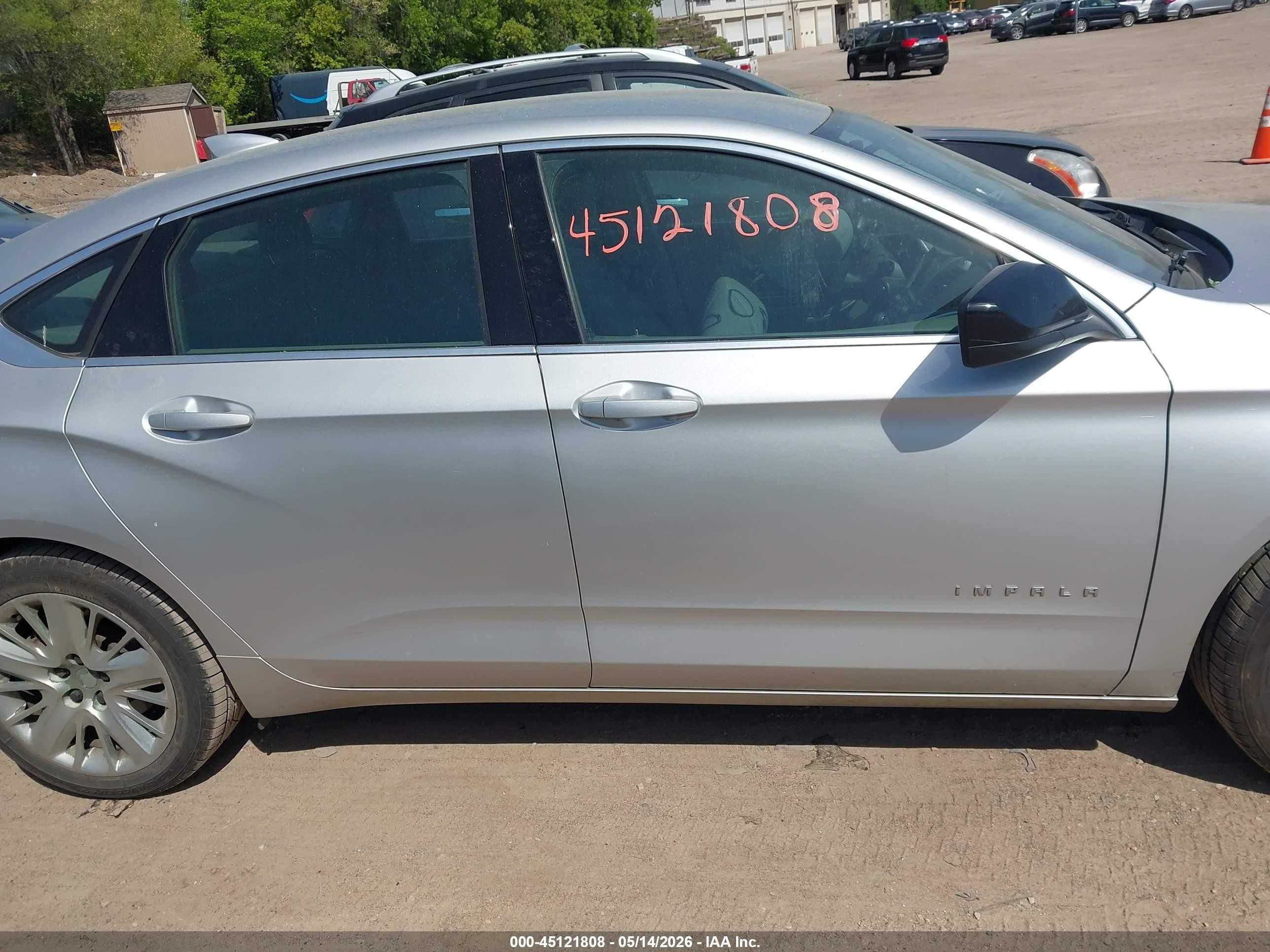 2016 Chevrolet Impala 1fl Silver vin: 2G11X5SA4G9184872