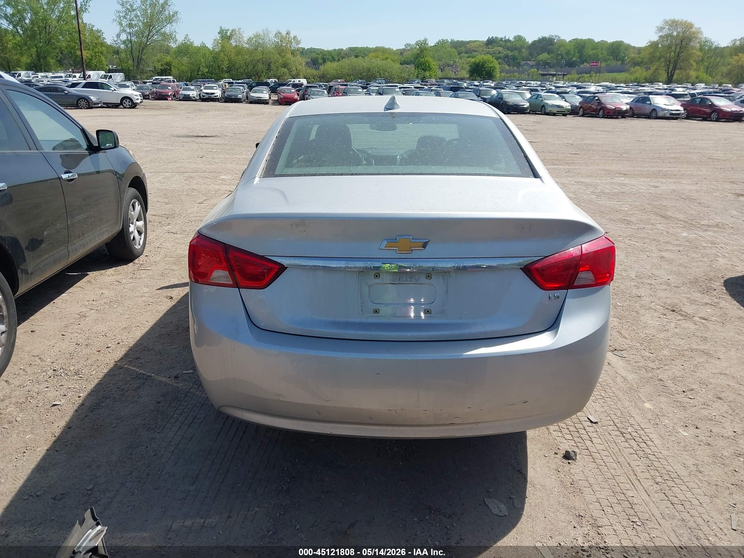 2016 Chevrolet Impala 1fl Silver vin: 2G11X5SA4G9184872