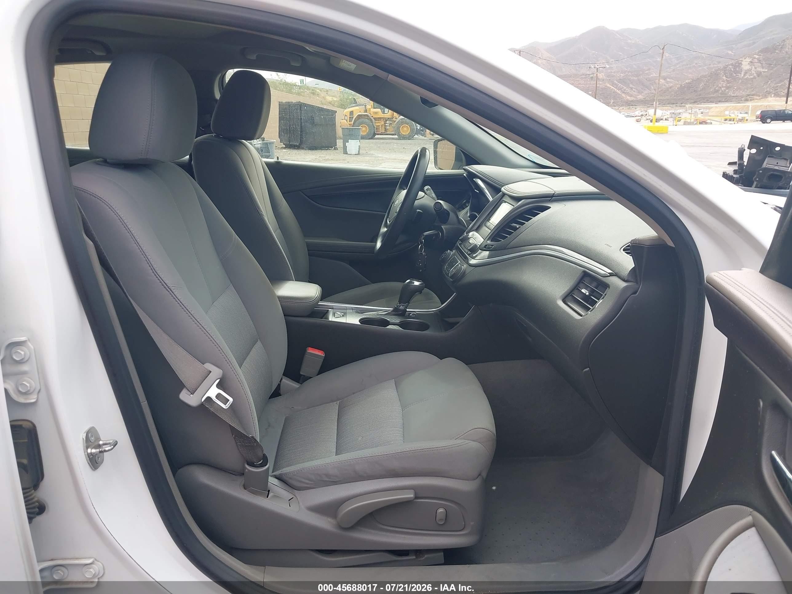 2015 Chevrolet Impala 1fl White vin: 2G11X5SL0F9189082