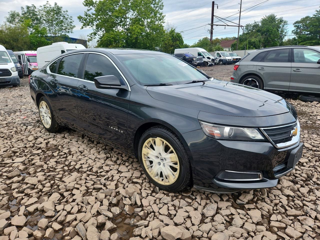 2015 Chevrolet Impala Ls Gray vin: 2G11X5SL0F9215115