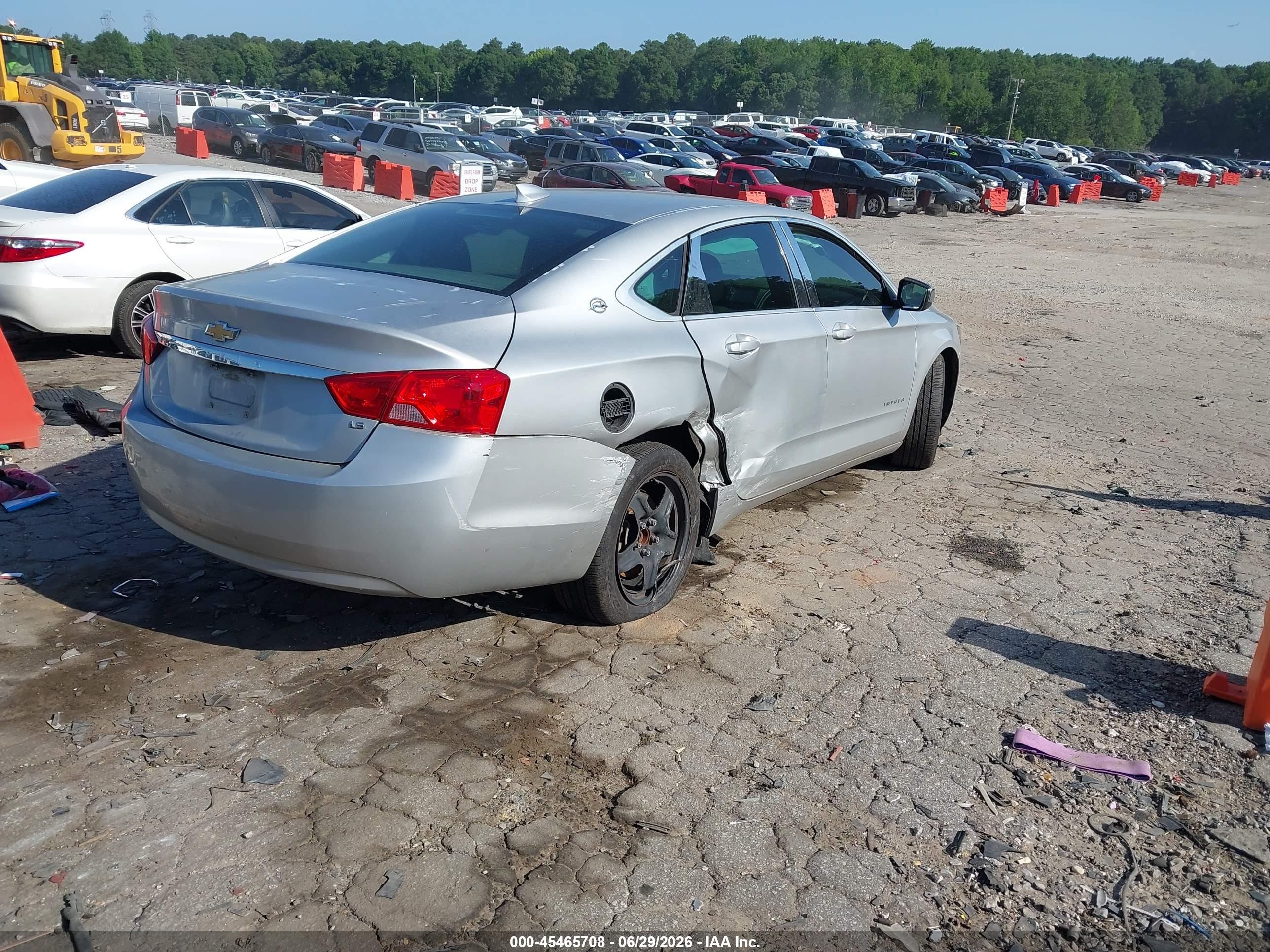 2015 Chevrolet Impala 1fl Silver vin: 2G11X5SL2F9225662