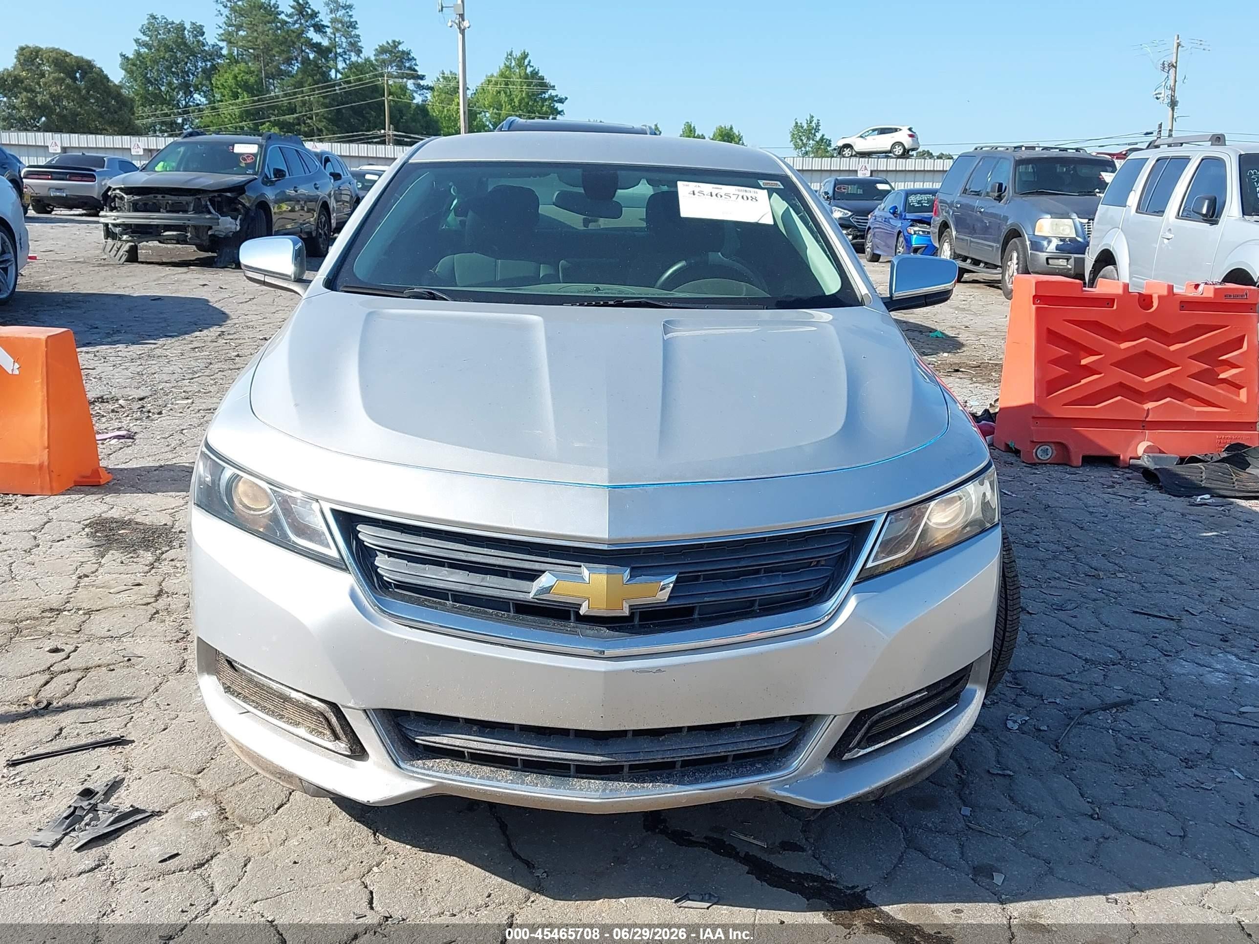2015 Chevrolet Impala 1fl Silver vin: 2G11X5SL2F9225662