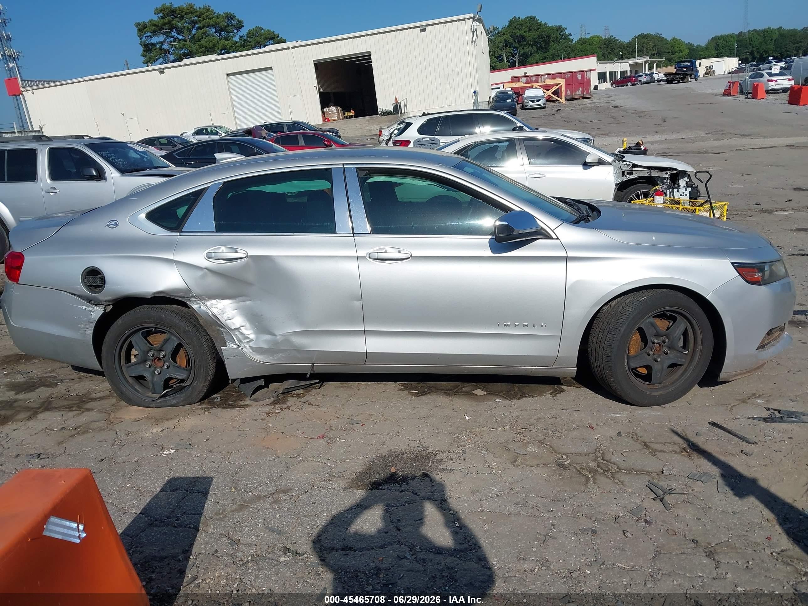 2015 Chevrolet Impala 1fl Silver vin: 2G11X5SL2F9225662