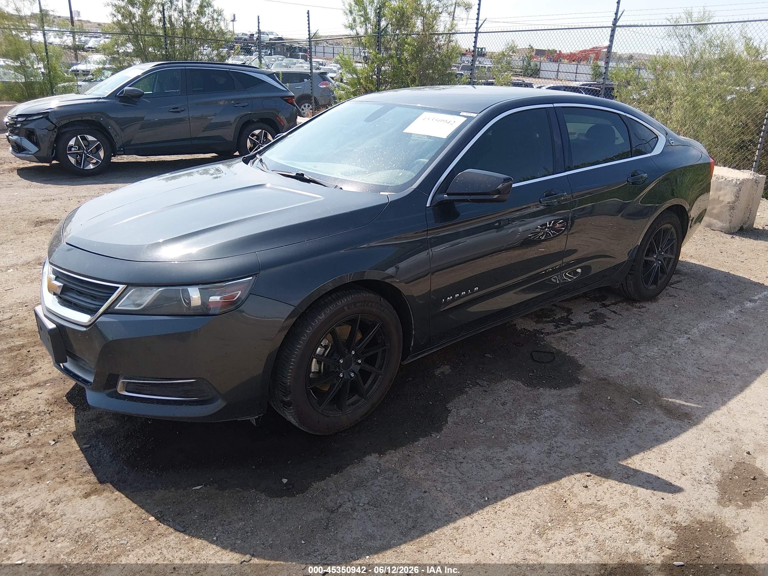 2015 Chevrolet Impala 1fl Black vin: 2G11X5SL8F9271223