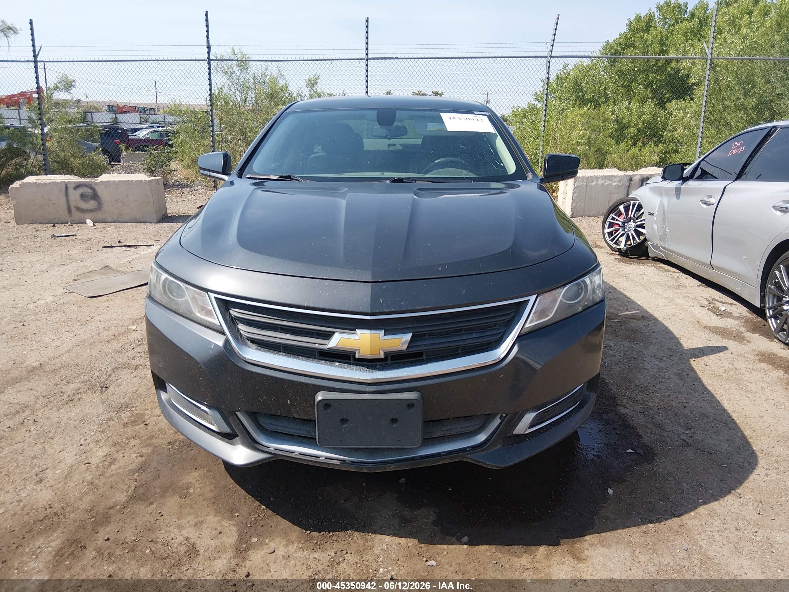 2015 Chevrolet Impala 1fl Black vin: 2G11X5SL8F9271223