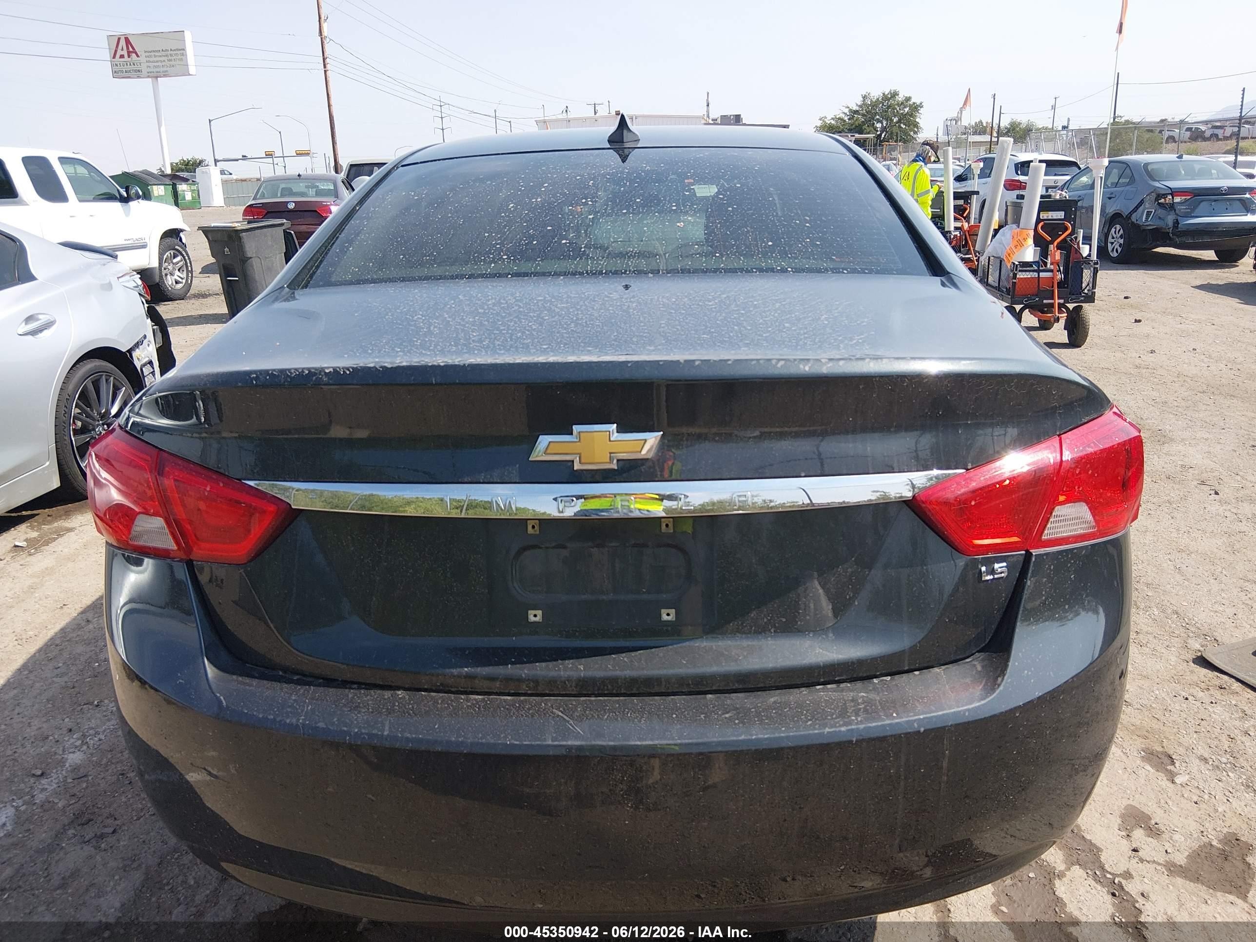 2015 Chevrolet Impala 1fl Black vin: 2G11X5SL8F9271223