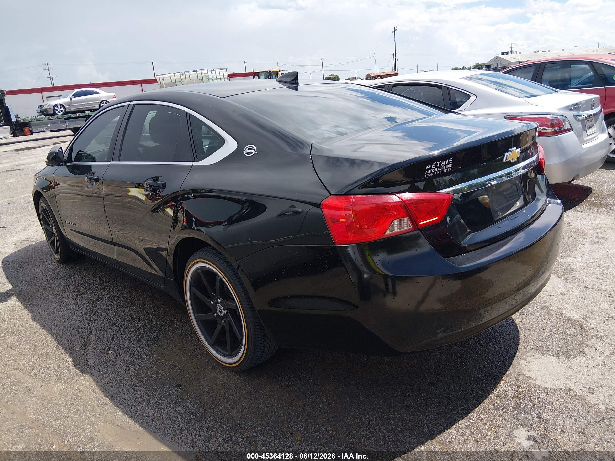 2015 Chevrolet Impala 1fl Black vin: 2G11X5SL9F9106183