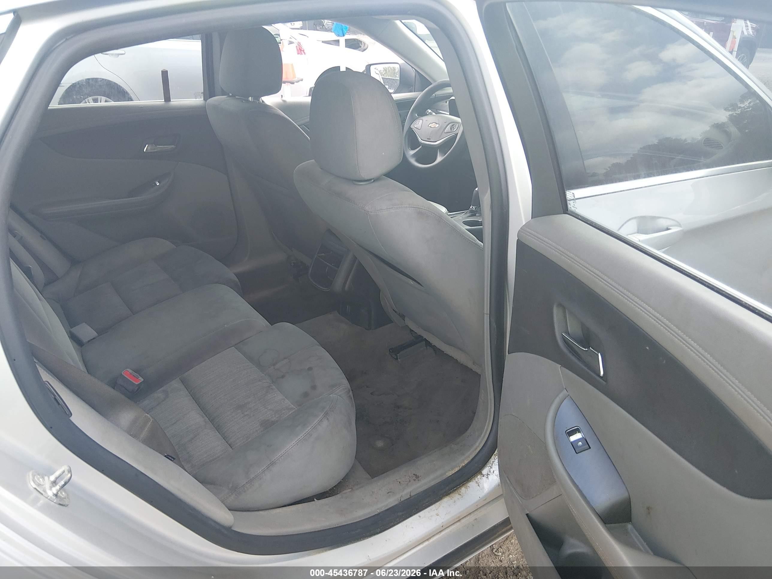 2014 Chevrolet Impala 1fl Gray vin: 2G11X5SLXE9243003