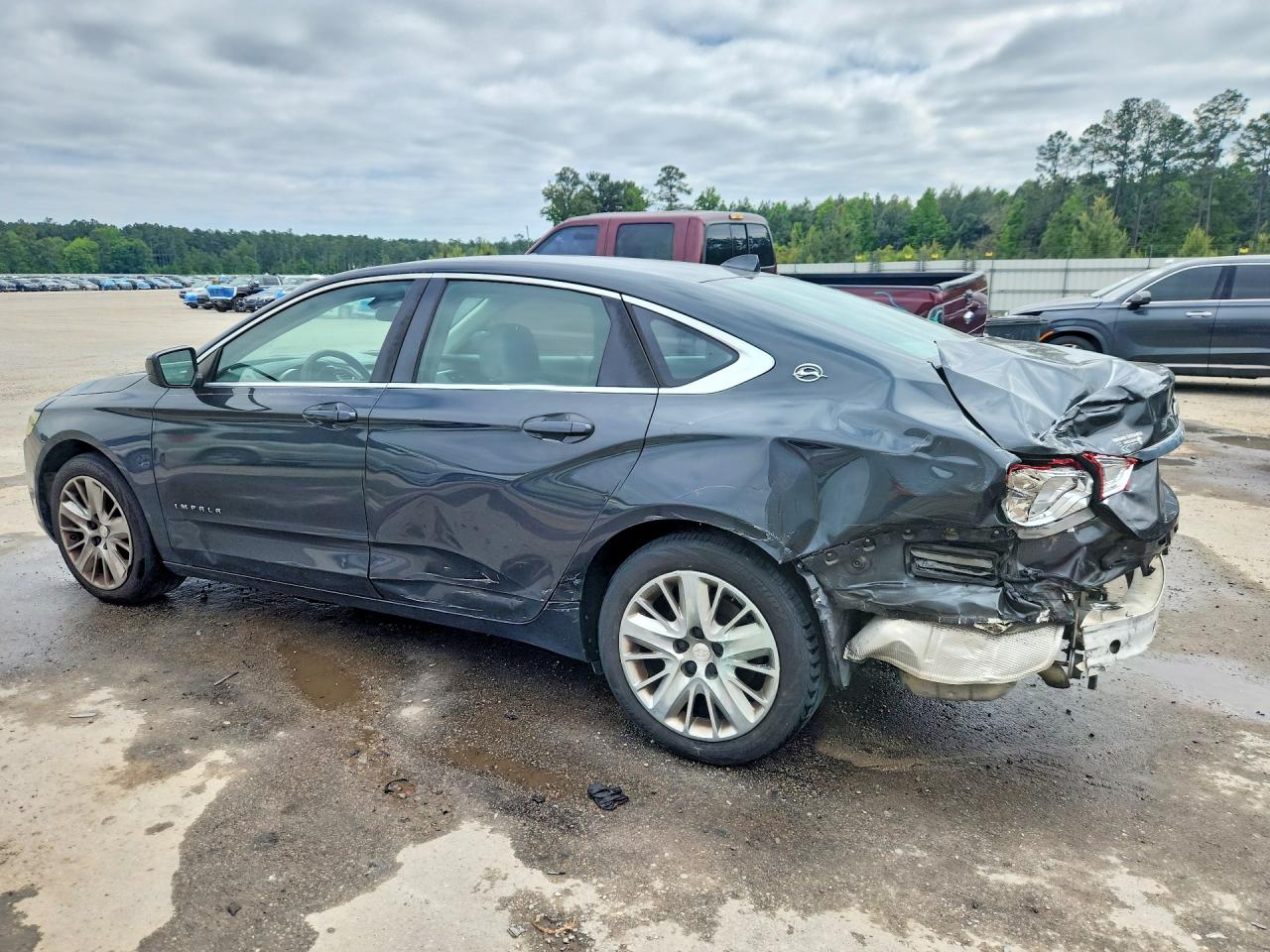 2014 Chevrolet Impala Ls Gray vin: 2G11Y5SL2E9201180
