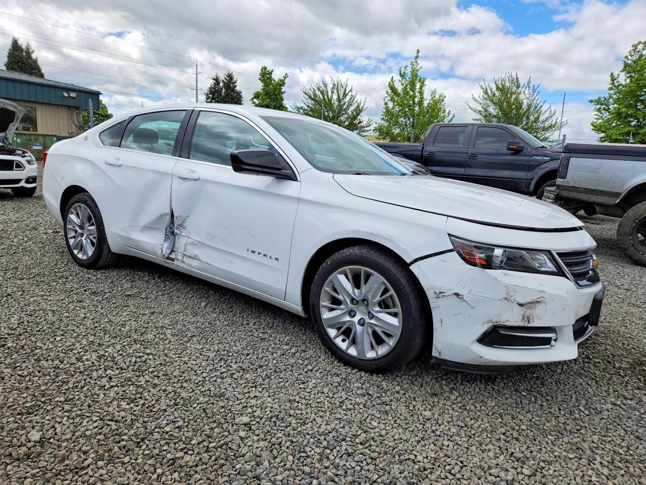 2014 Chevrolet Impala Ls White vin: 2G11Y5SL3E9217047