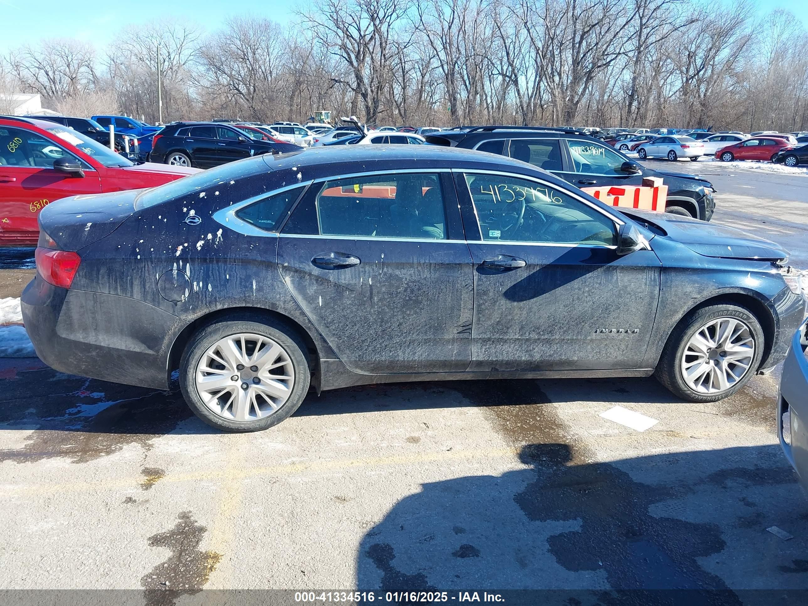 2017 Chevrolet Impala Ls Dark Blue vin: 2G11Z5S33H9134767