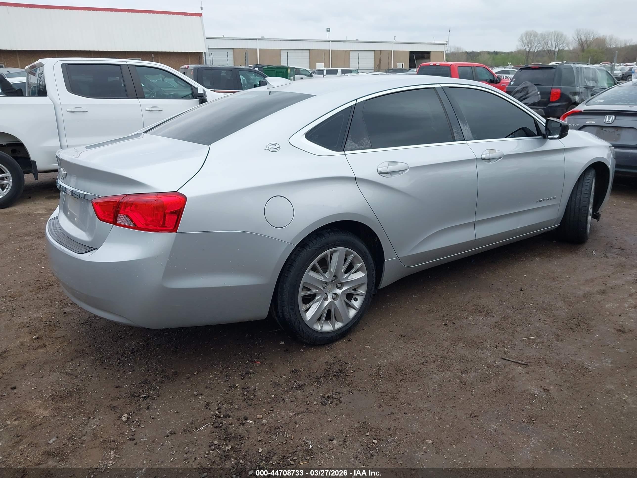 2017 Chevrolet Impala Ls Silver vin: 2G11Z5SA1H9181777