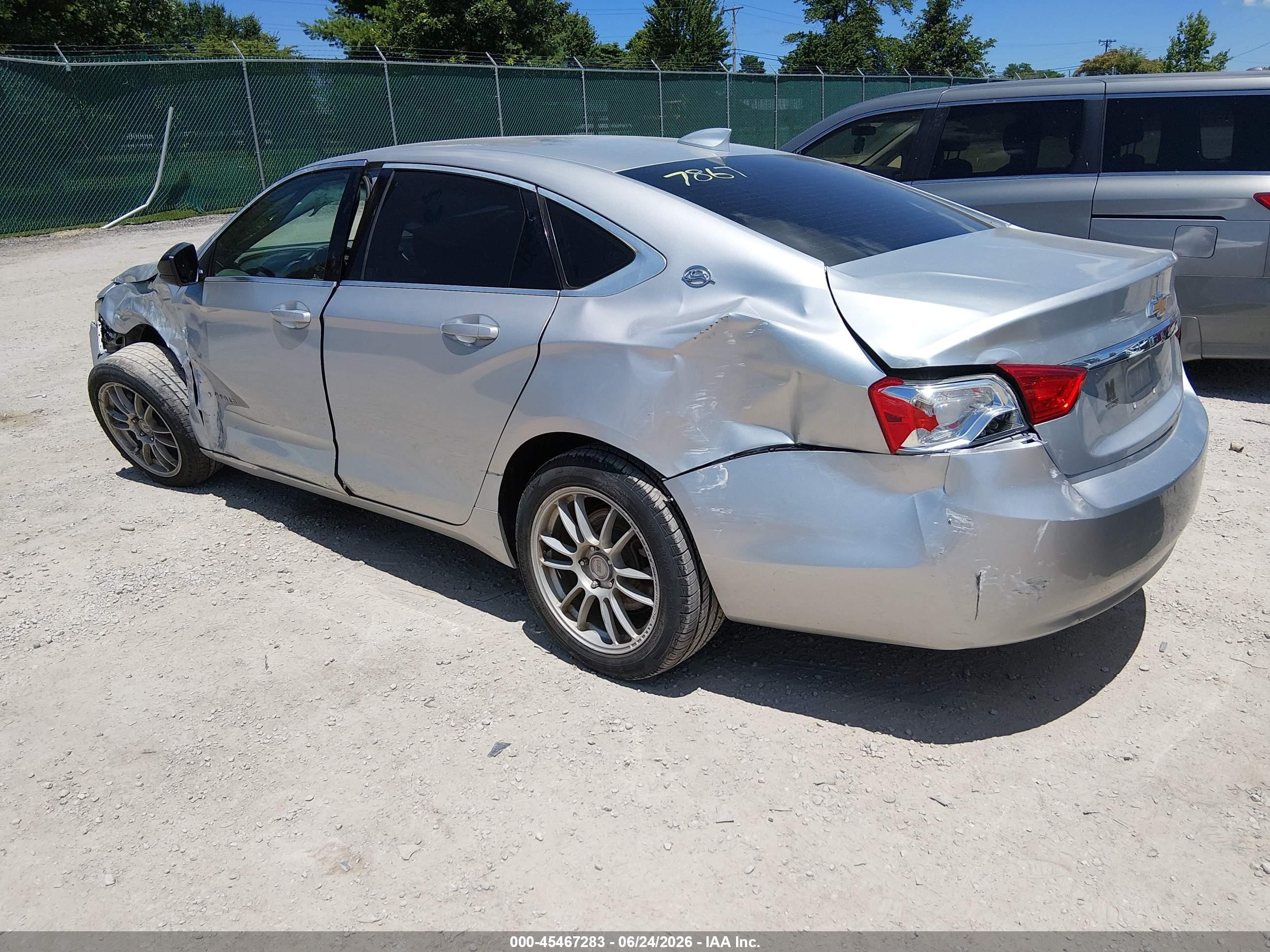 2017 Chevrolet Impala Ls Silver vin: 2G11Z5SA8H9147867