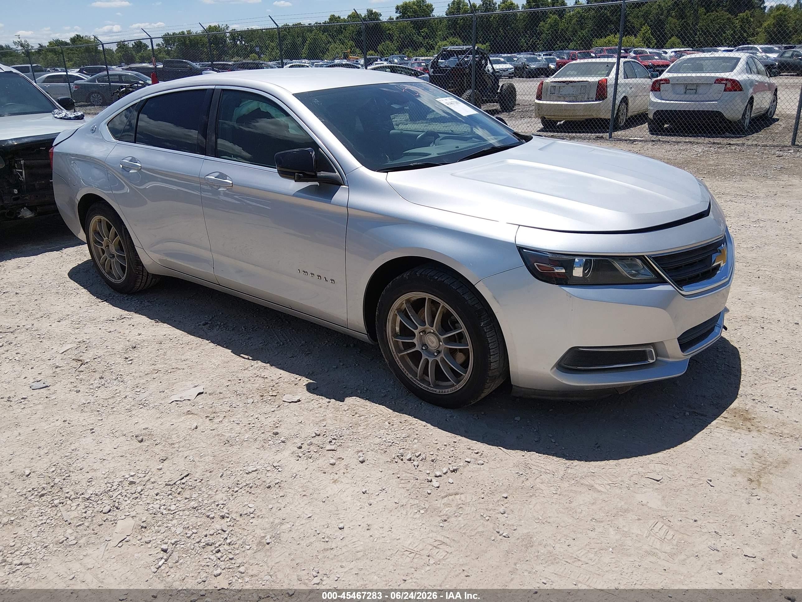 2017 Chevrolet Impala Ls Silver vin: 2G11Z5SA8H9147867