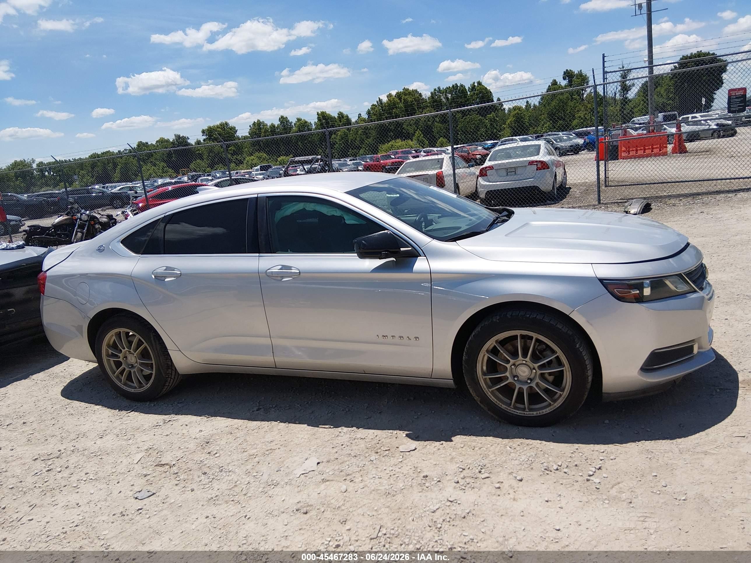 2017 Chevrolet Impala Ls Silver vin: 2G11Z5SA8H9147867