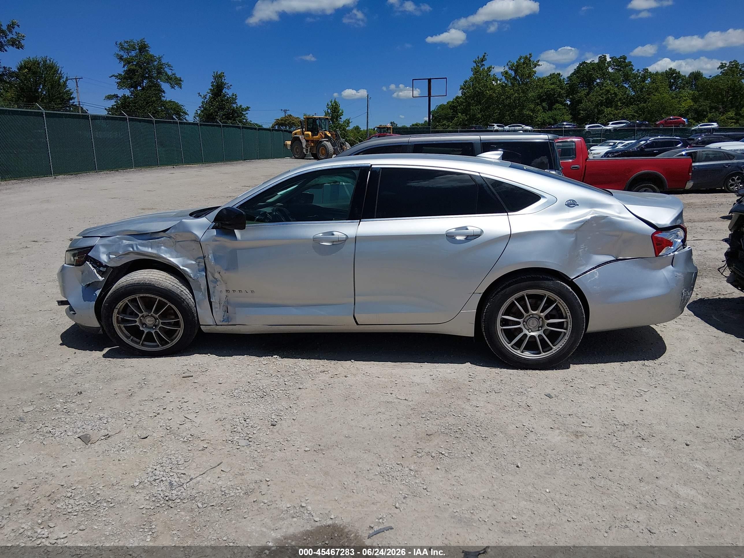 2017 Chevrolet Impala Ls Silver vin: 2G11Z5SA8H9147867