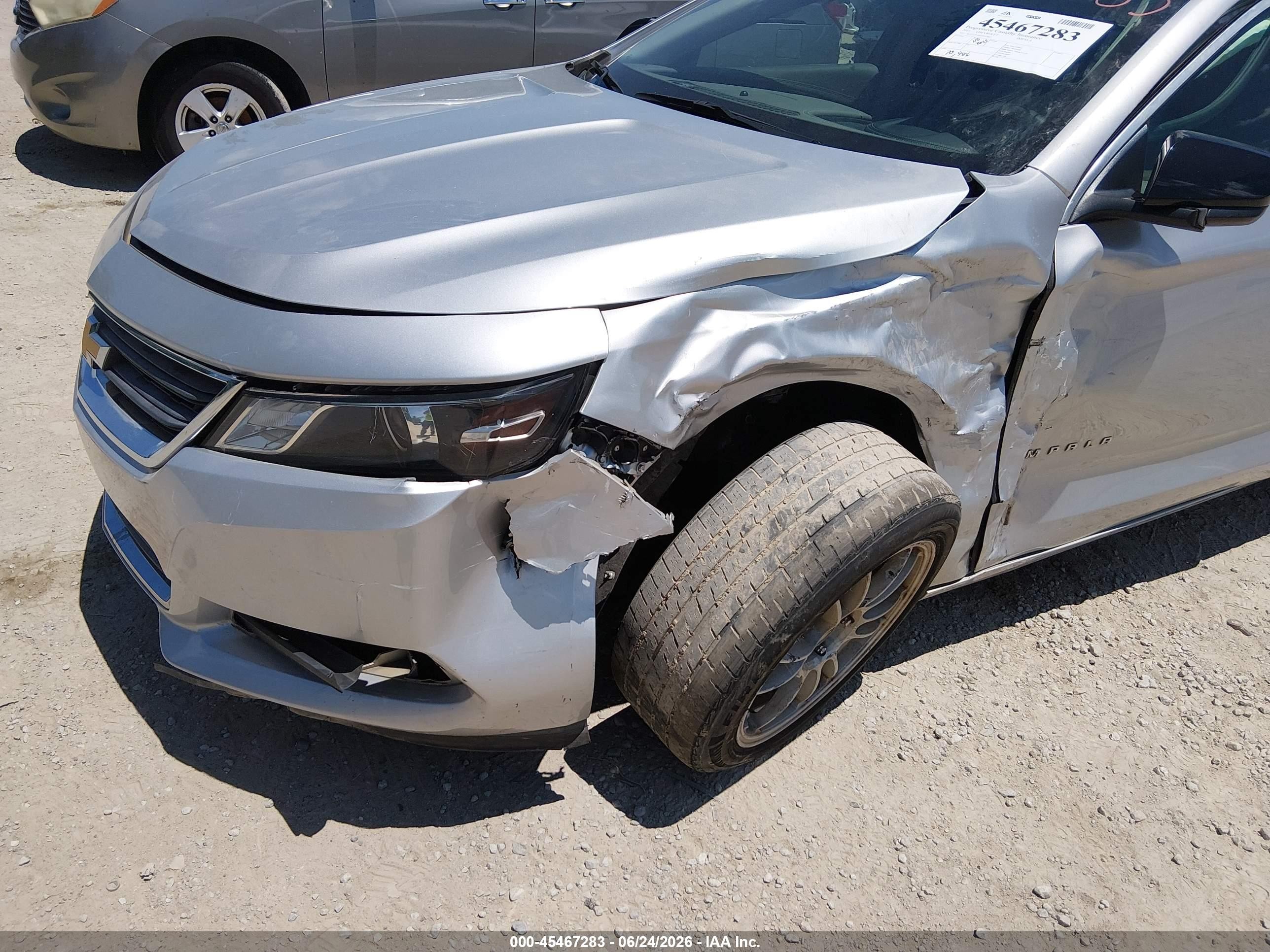2017 Chevrolet Impala Ls Silver vin: 2G11Z5SA8H9147867