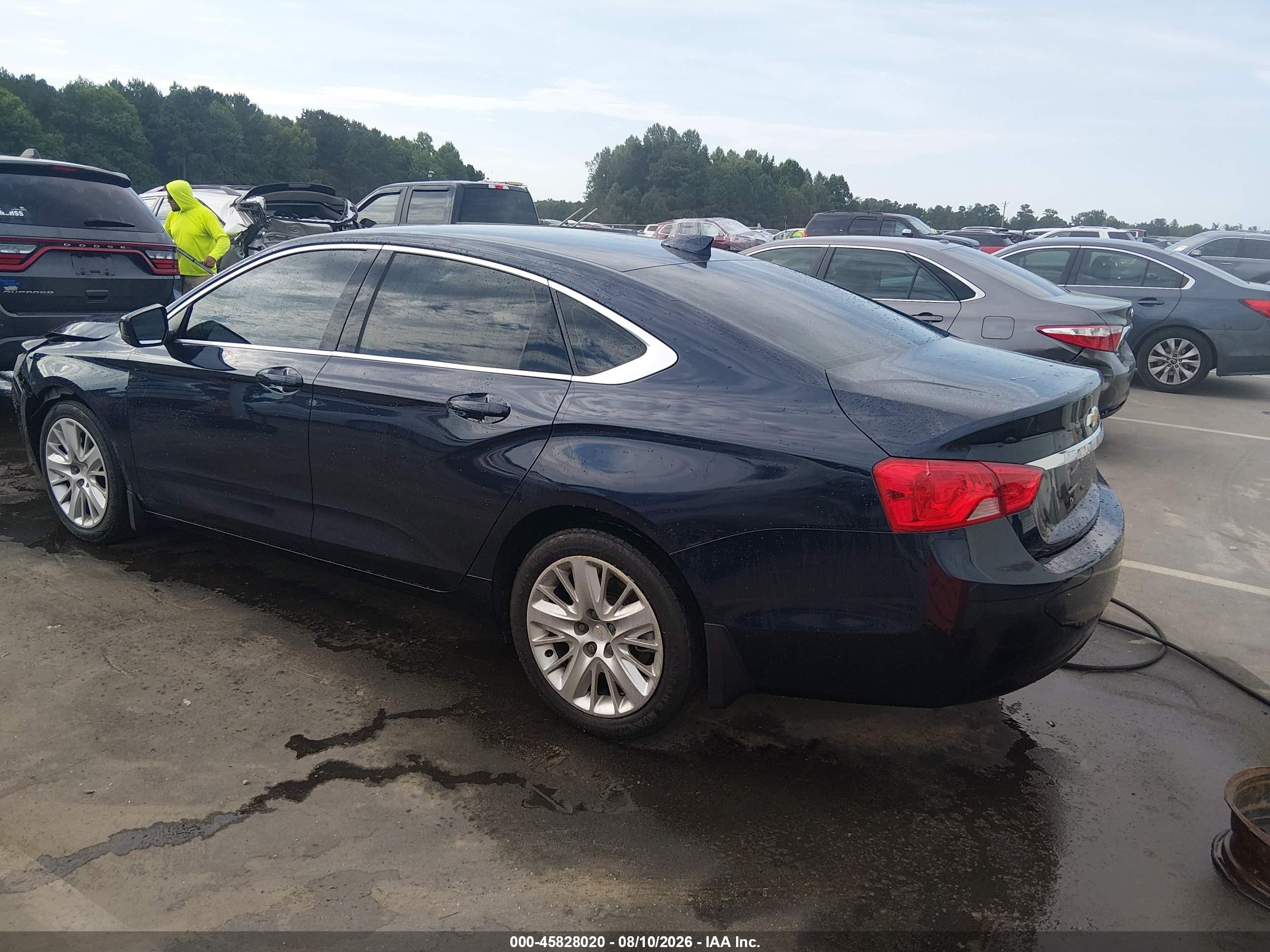 2017 Chevrolet Impala Ls Blue vin: 2G11Z5SA8H9178696
