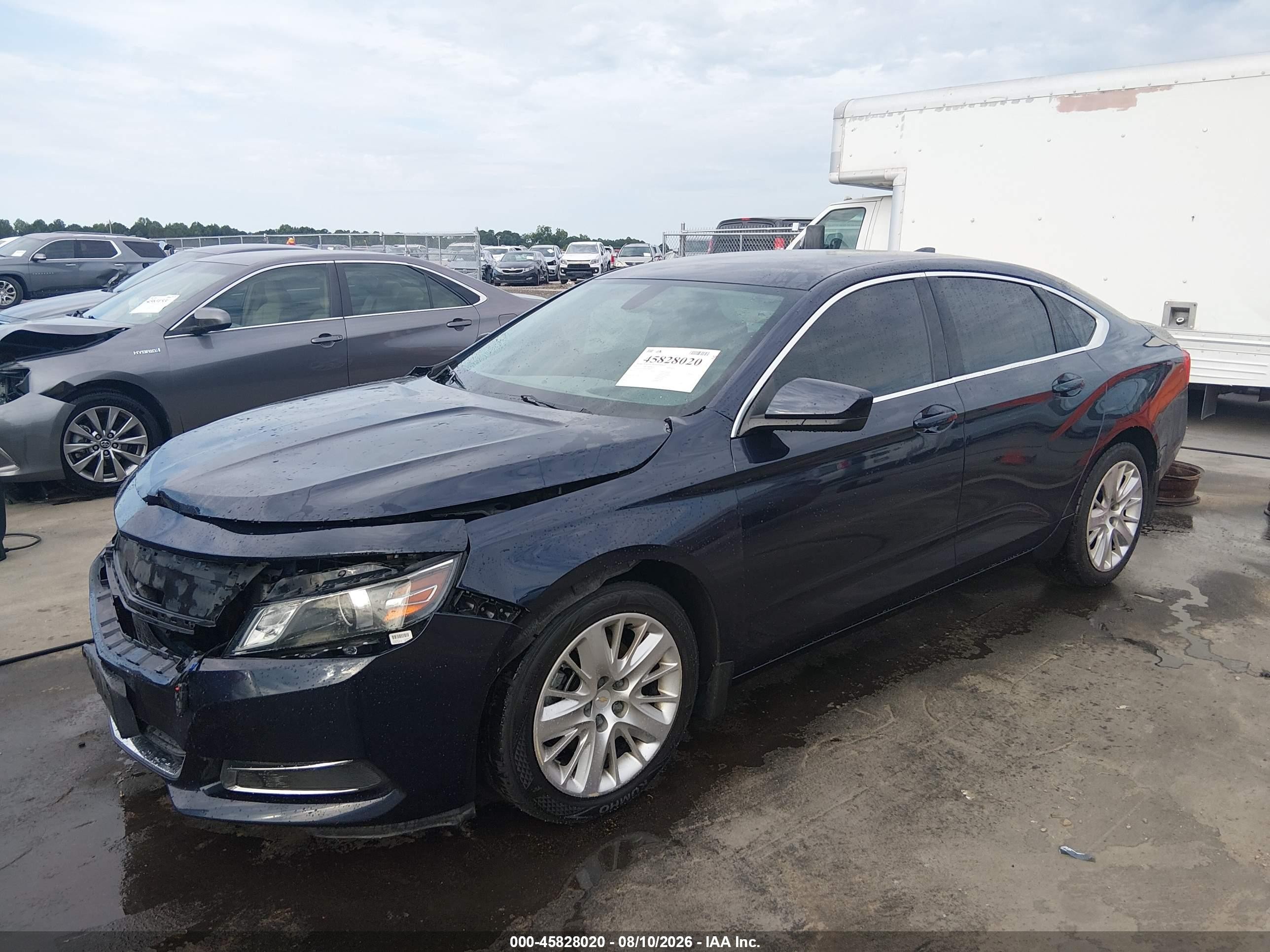 2017 Chevrolet Impala Ls Blue vin: 2G11Z5SA8H9178696