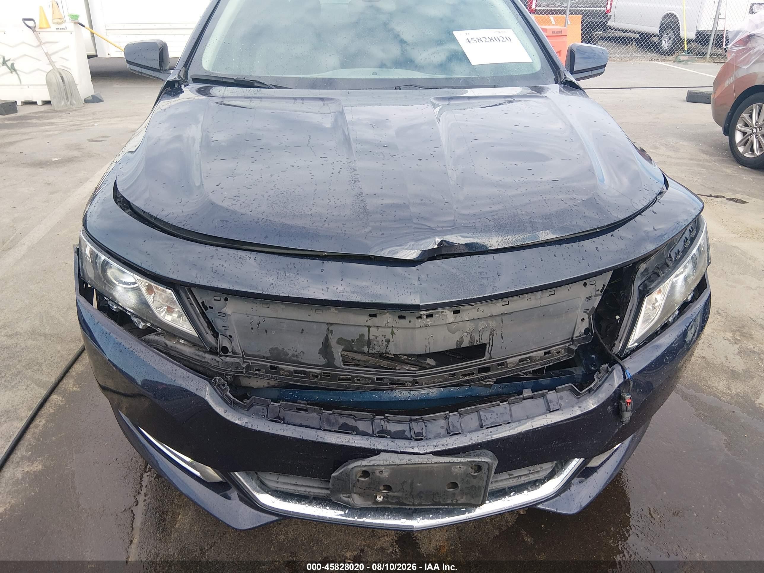 2017 Chevrolet Impala Ls Blue vin: 2G11Z5SA8H9178696