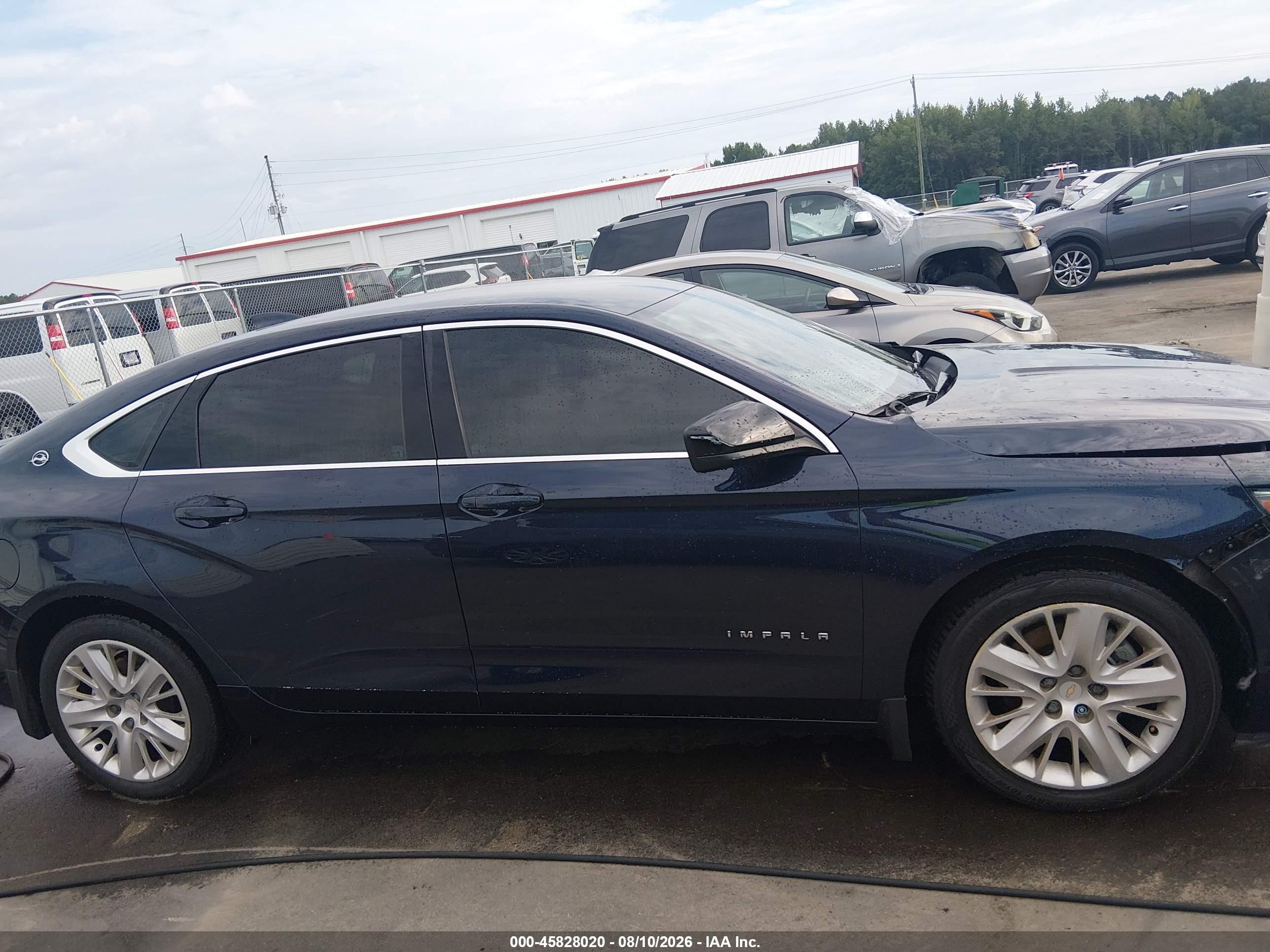 2017 Chevrolet Impala Ls Blue vin: 2G11Z5SA8H9178696