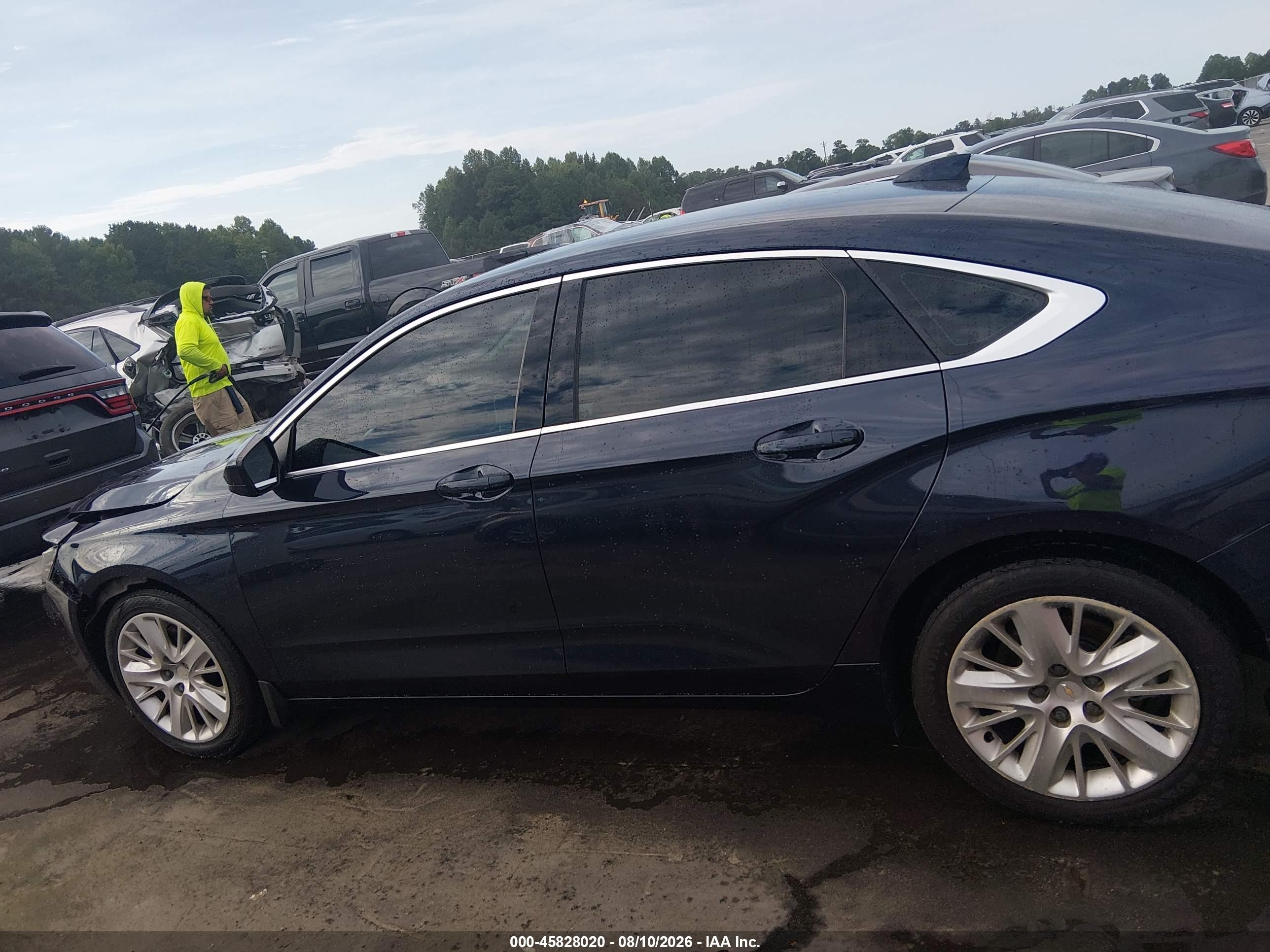 2017 Chevrolet Impala Ls Blue vin: 2G11Z5SA8H9178696
