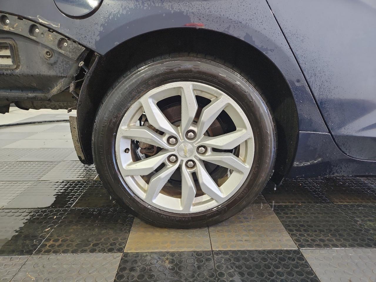 2019 Chevrolet Impala Lt Blue vin: 2G11Z5SA8K9145298 Damage: Right Rear Wheel Cover, Bent, Replacement Required