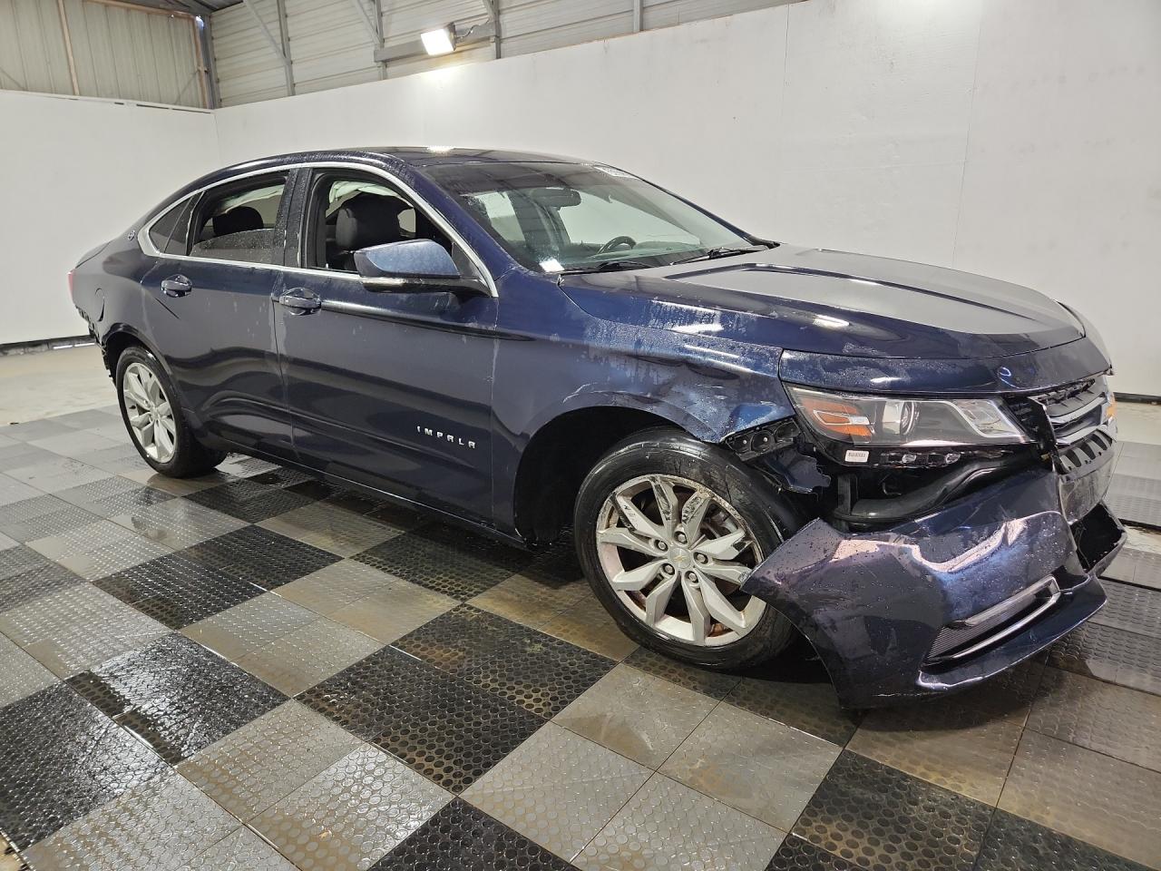 2019 Chevrolet Impala Lt Blue vin: 2G11Z5SA8K9145298 Damage: Right Front Fender, Dent(S) W/ Paint Dmg, > 12 Inches