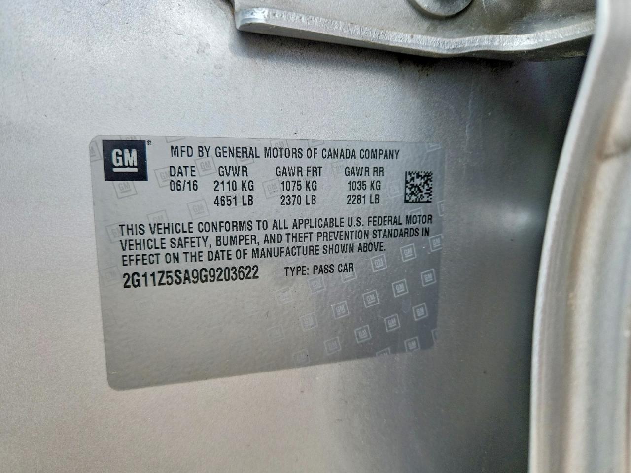 2016 Chevrolet Impala Ls Silver vin: 2G11Z5SA9G9203622