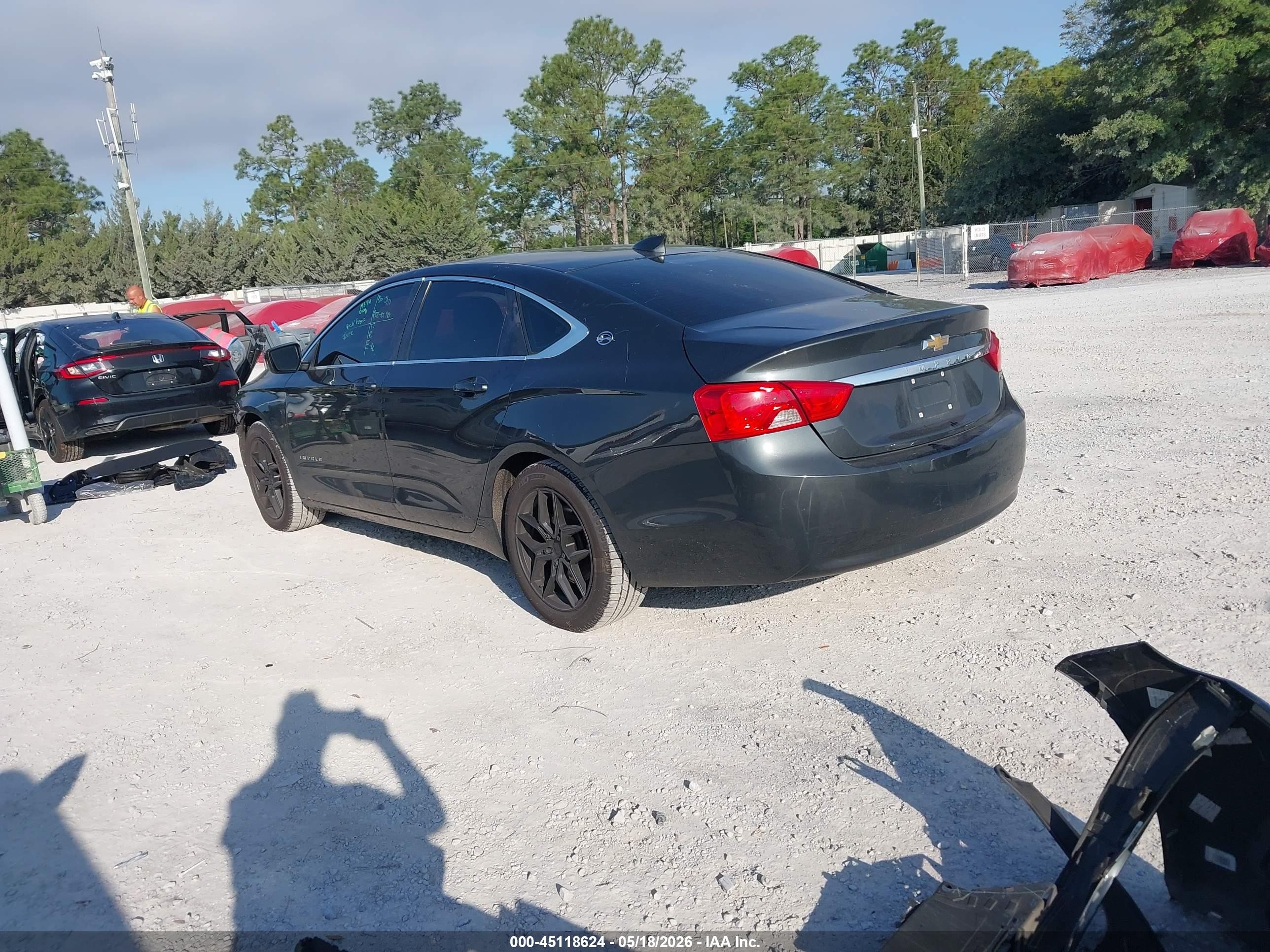 2015 Chevrolet Impala Ls Black vin: 2G11Z5SL0F9289953