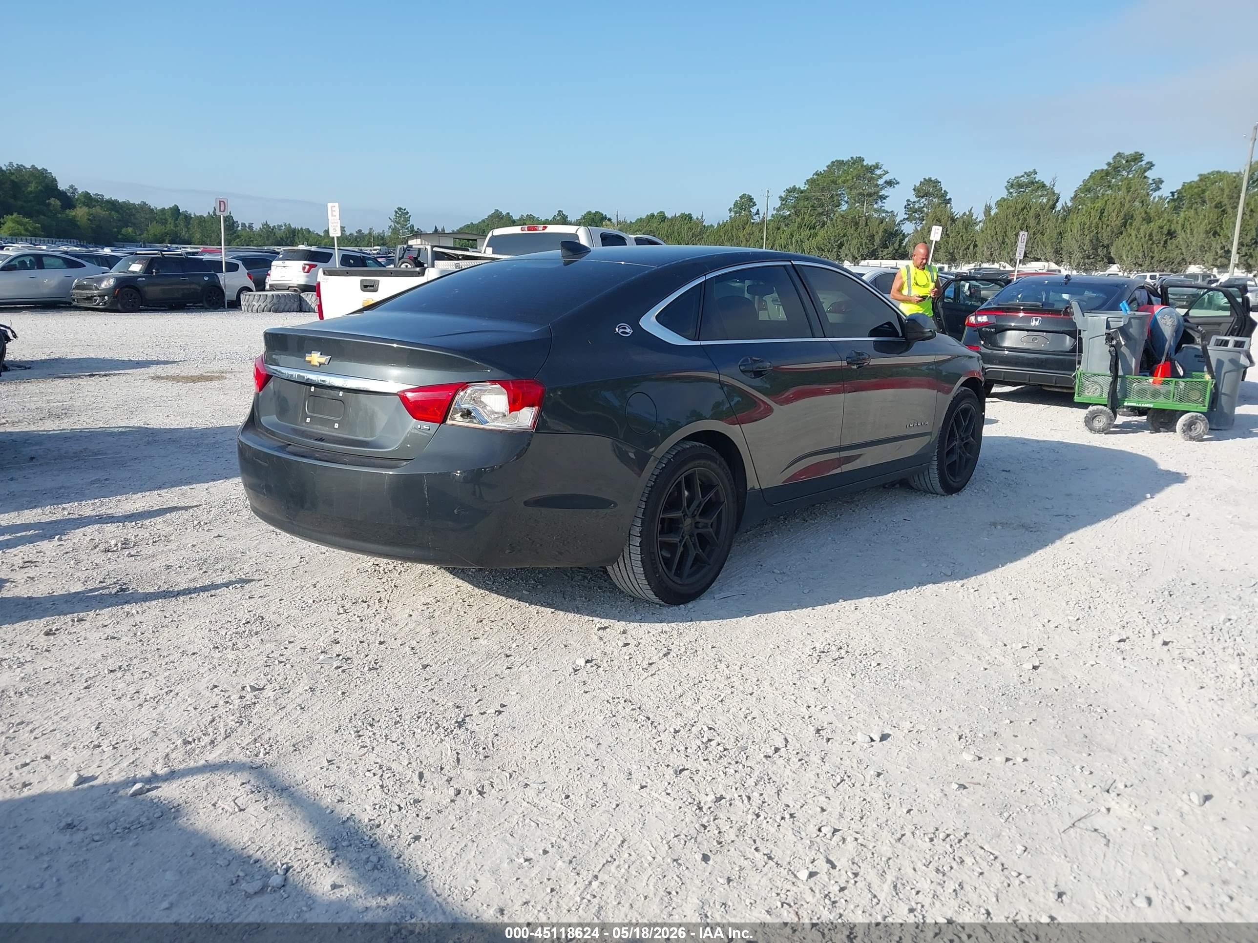 2015 Chevrolet Impala Ls Black vin: 2G11Z5SL0F9289953