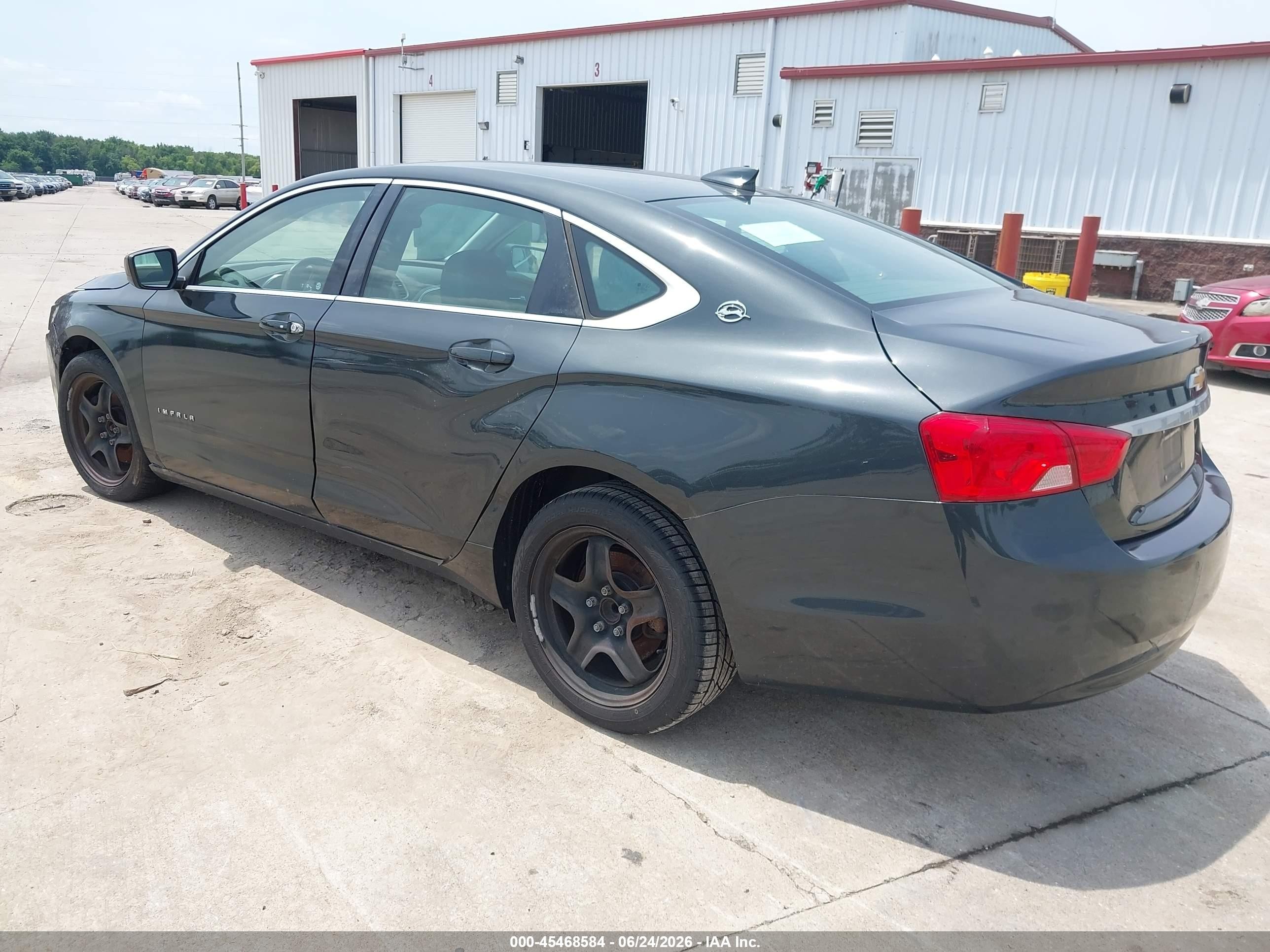 2015 Chevrolet Impala Ls Black vin: 2G11Z5SL2F9113695