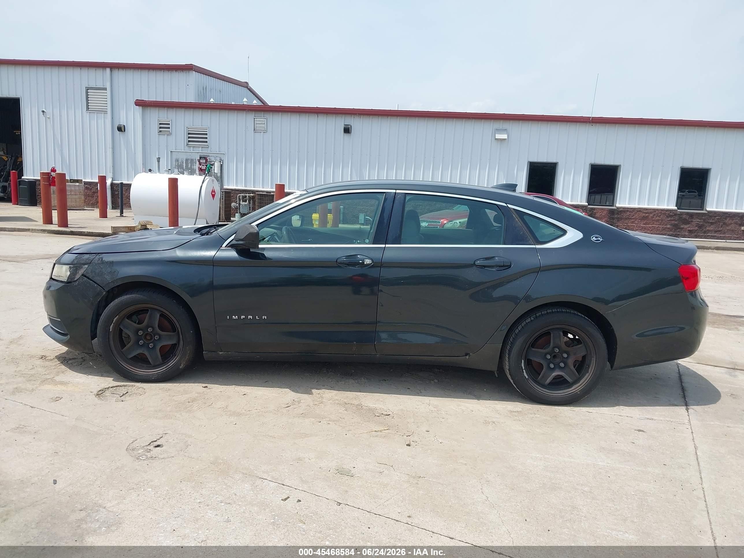 2015 Chevrolet Impala Ls Black vin: 2G11Z5SL2F9113695