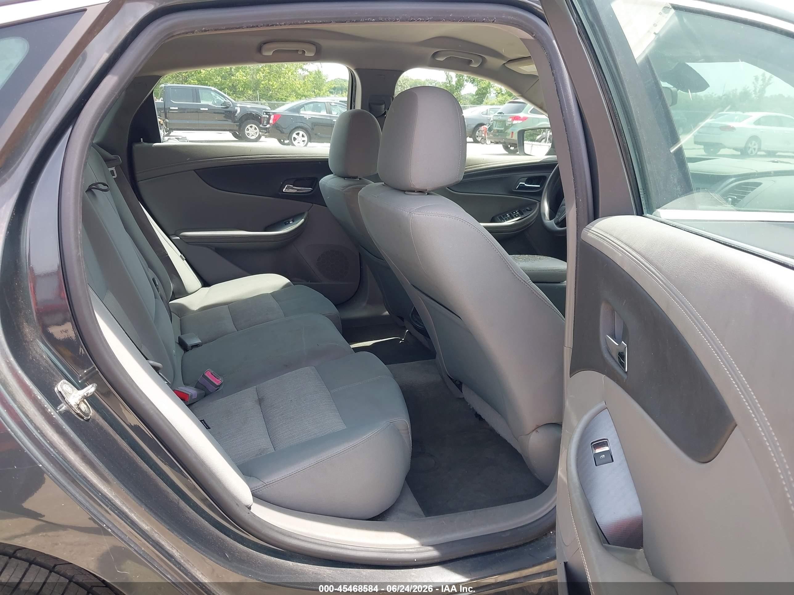 2015 Chevrolet Impala Ls Black vin: 2G11Z5SL2F9113695