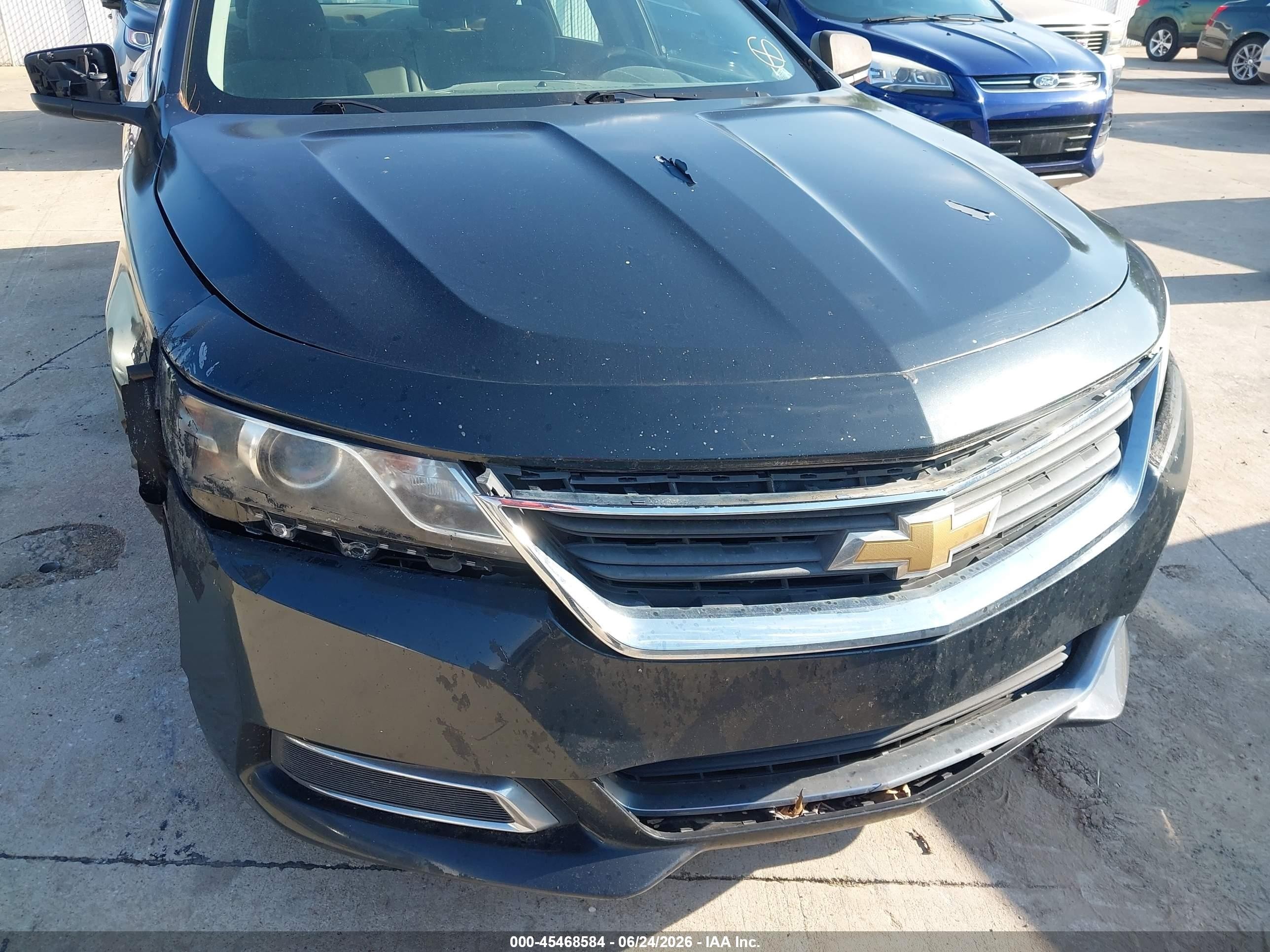 2015 Chevrolet Impala Ls Black vin: 2G11Z5SL2F9113695