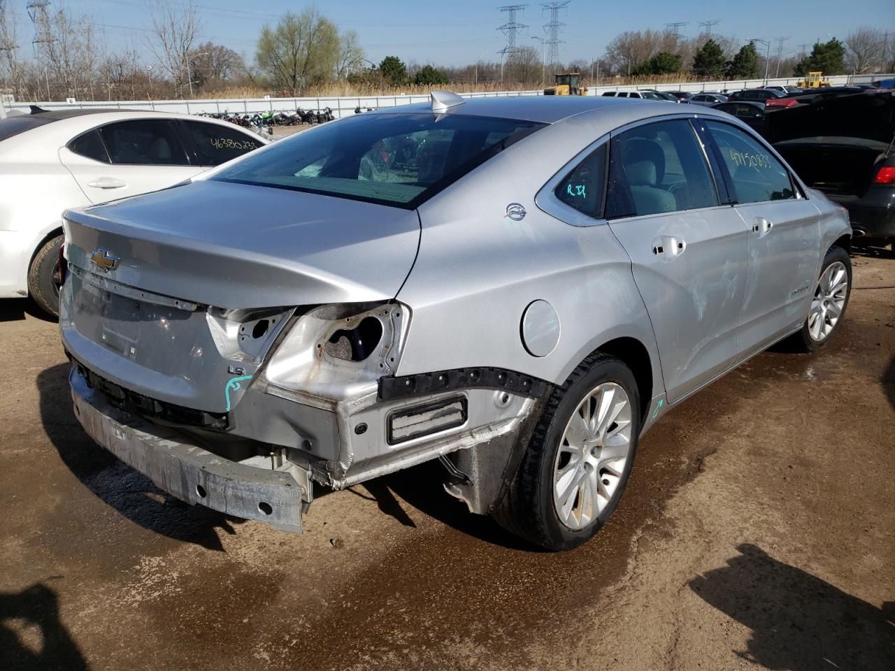 2015 Chevrolet Impala Ls Серебряный vin: 2G11Z5SL3F9218021