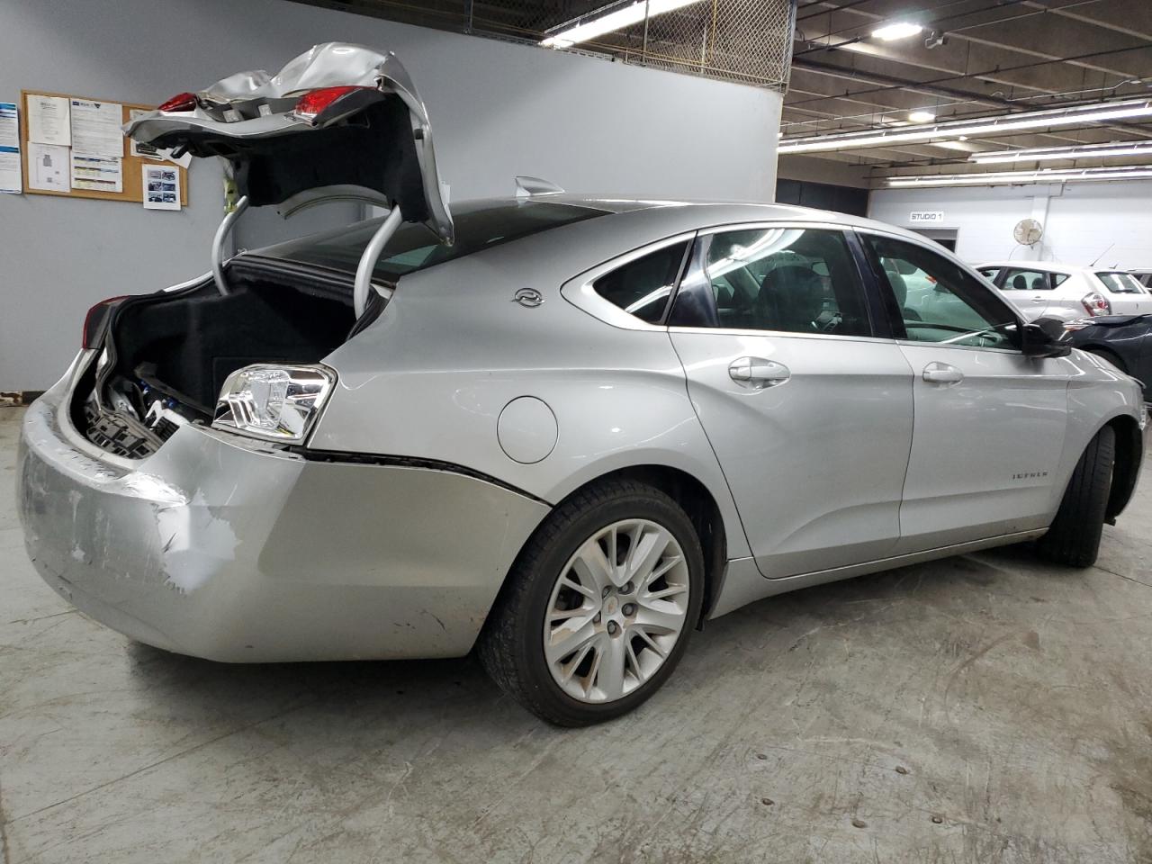 2015 Chevrolet Impala Ls Silver vin: 2G11Z5SL3F9218021