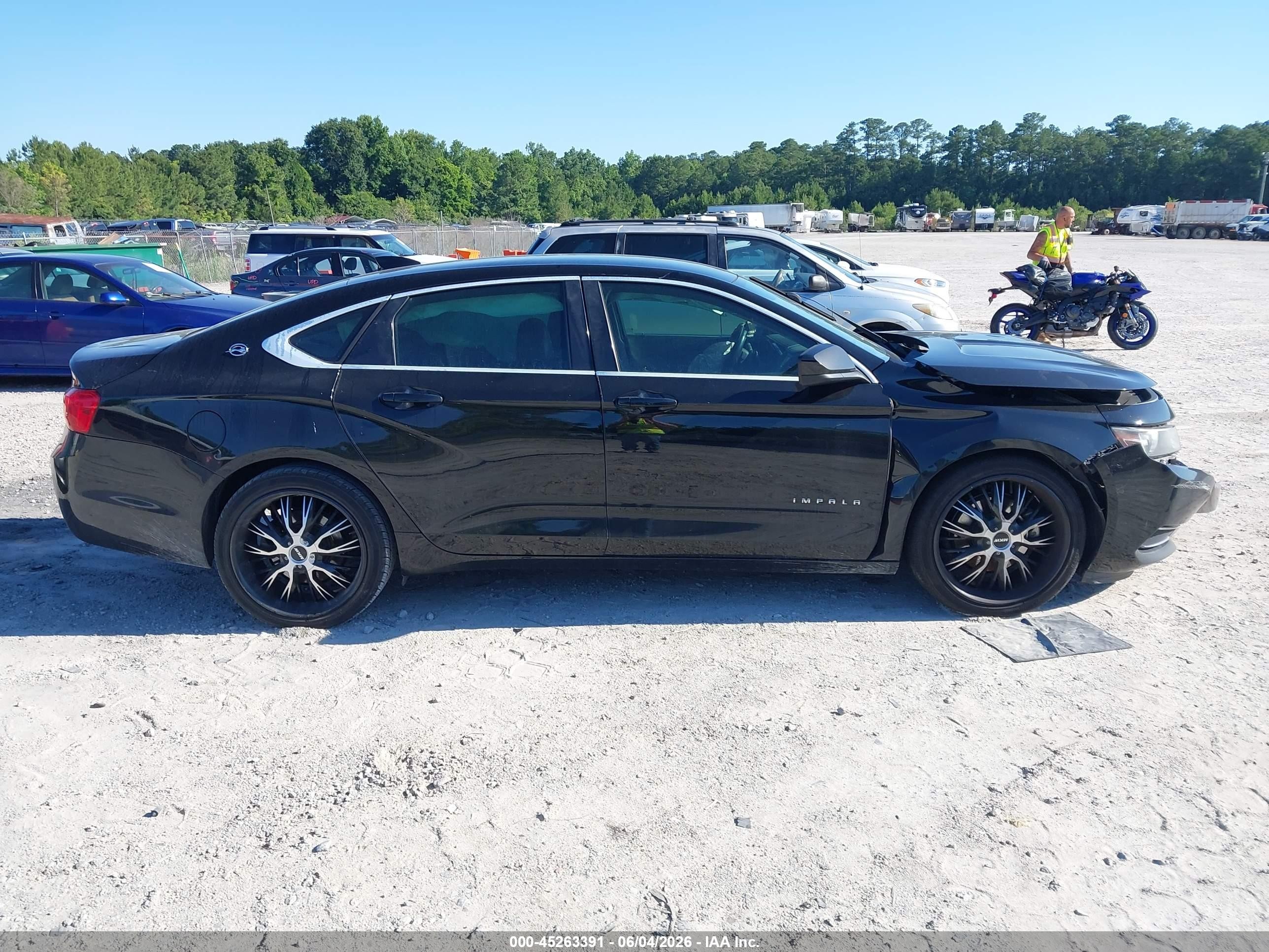 2015 Chevrolet Impala Ls Black vin: 2G11Z5SL3F9247051
