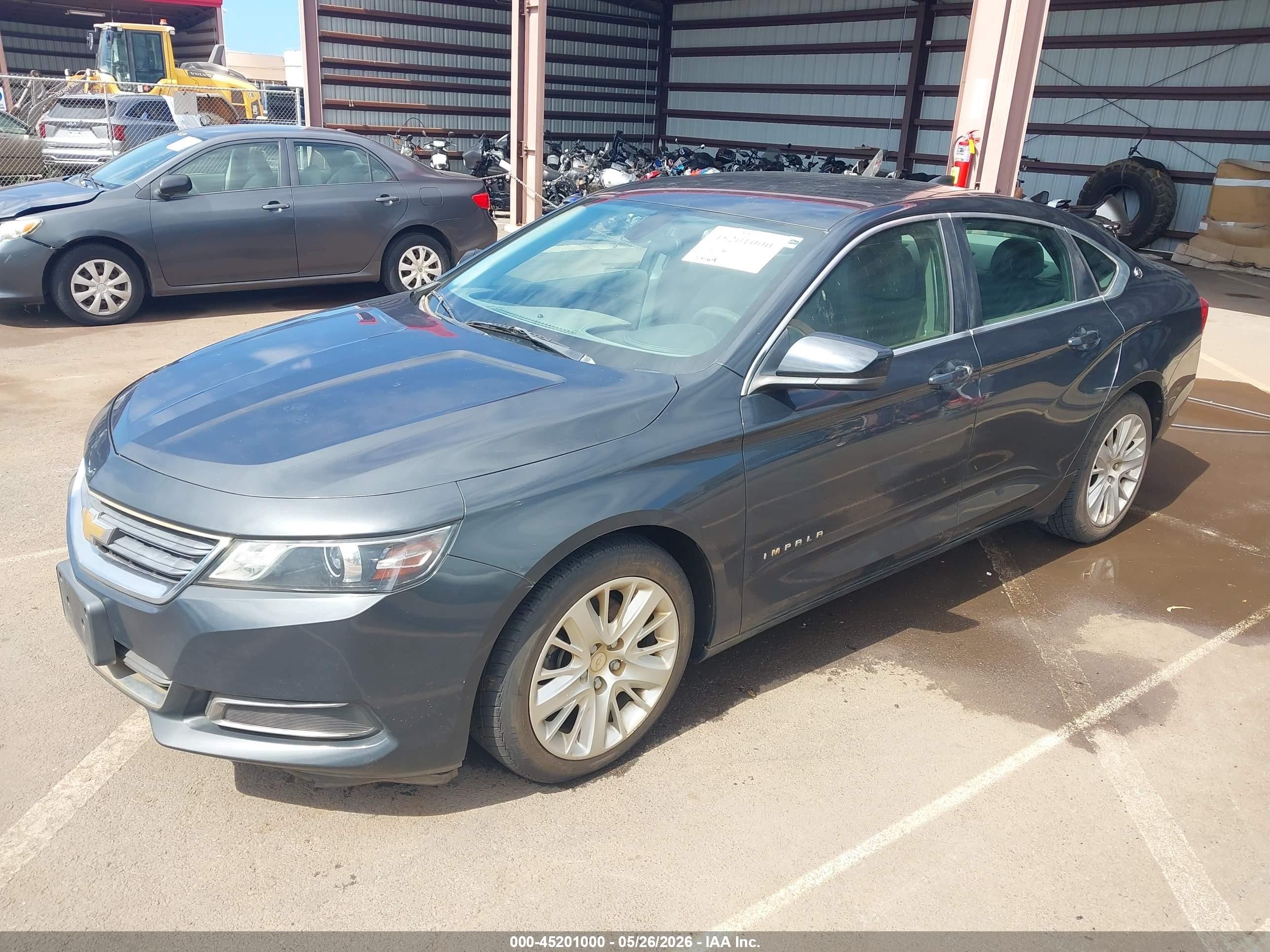 2015 Chevrolet Impala Ls Серый vin: 2G11Z5SL3F9290787